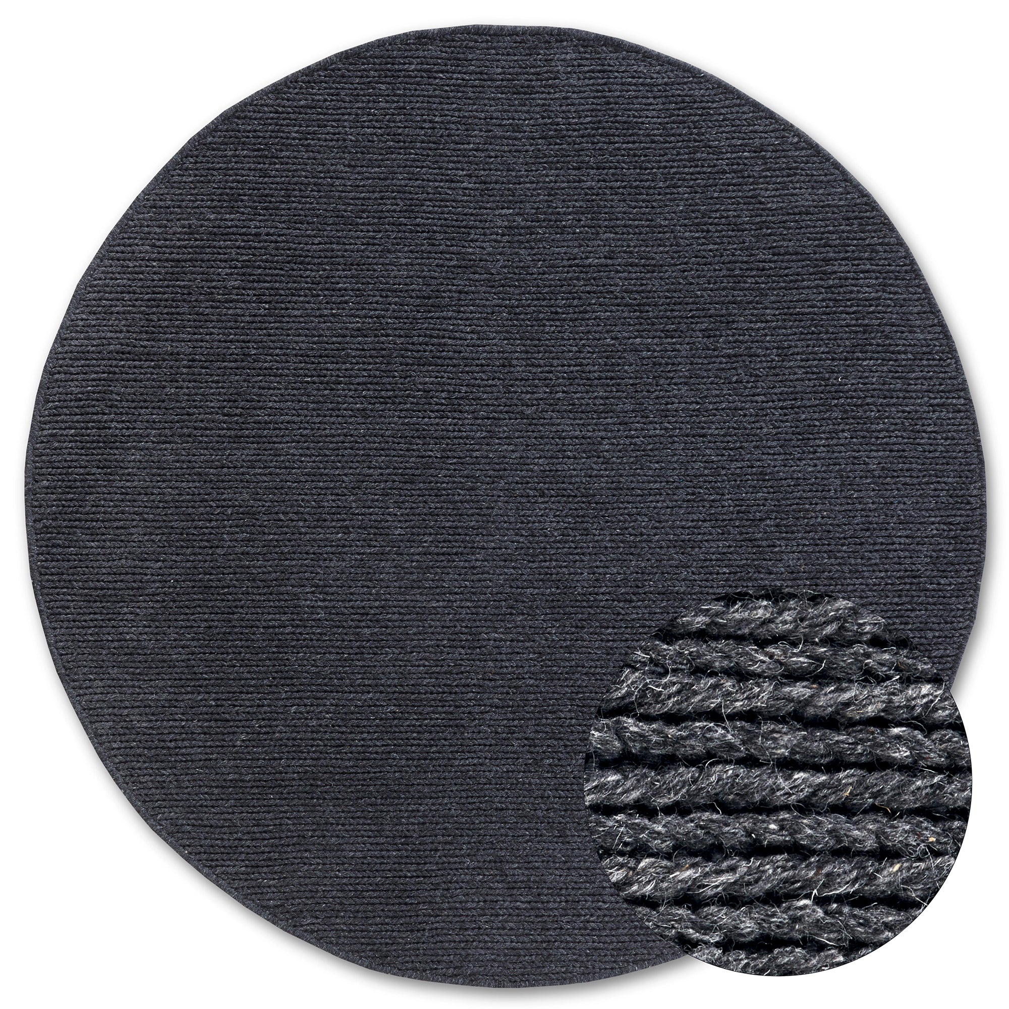 Tapis Rond en laine tissé à la main Anthracite - Villeroy & Boch – STUDIO DECO
