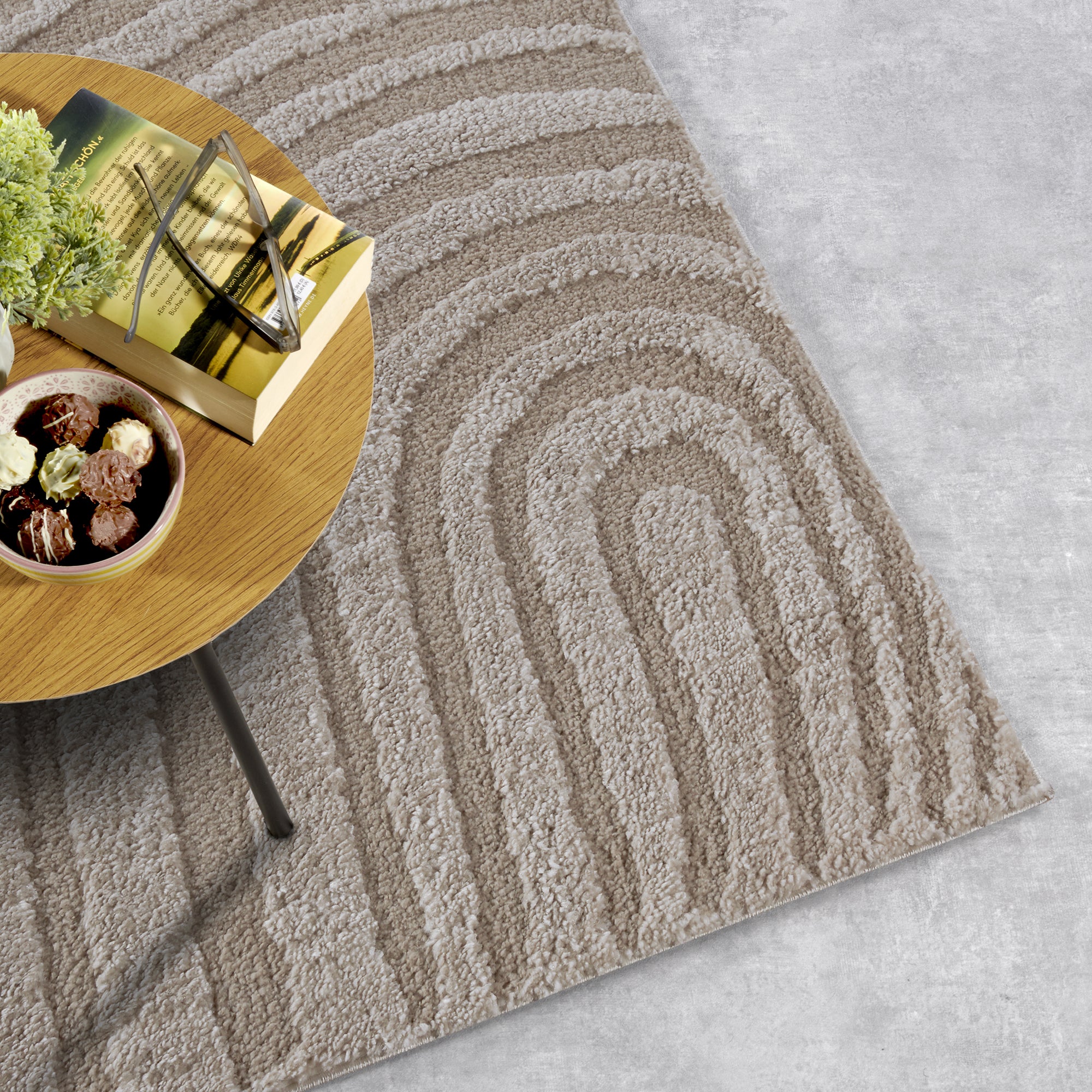 Tapis à poils longs Pigment Beige - ELLE Decoration – STUDIO DECO