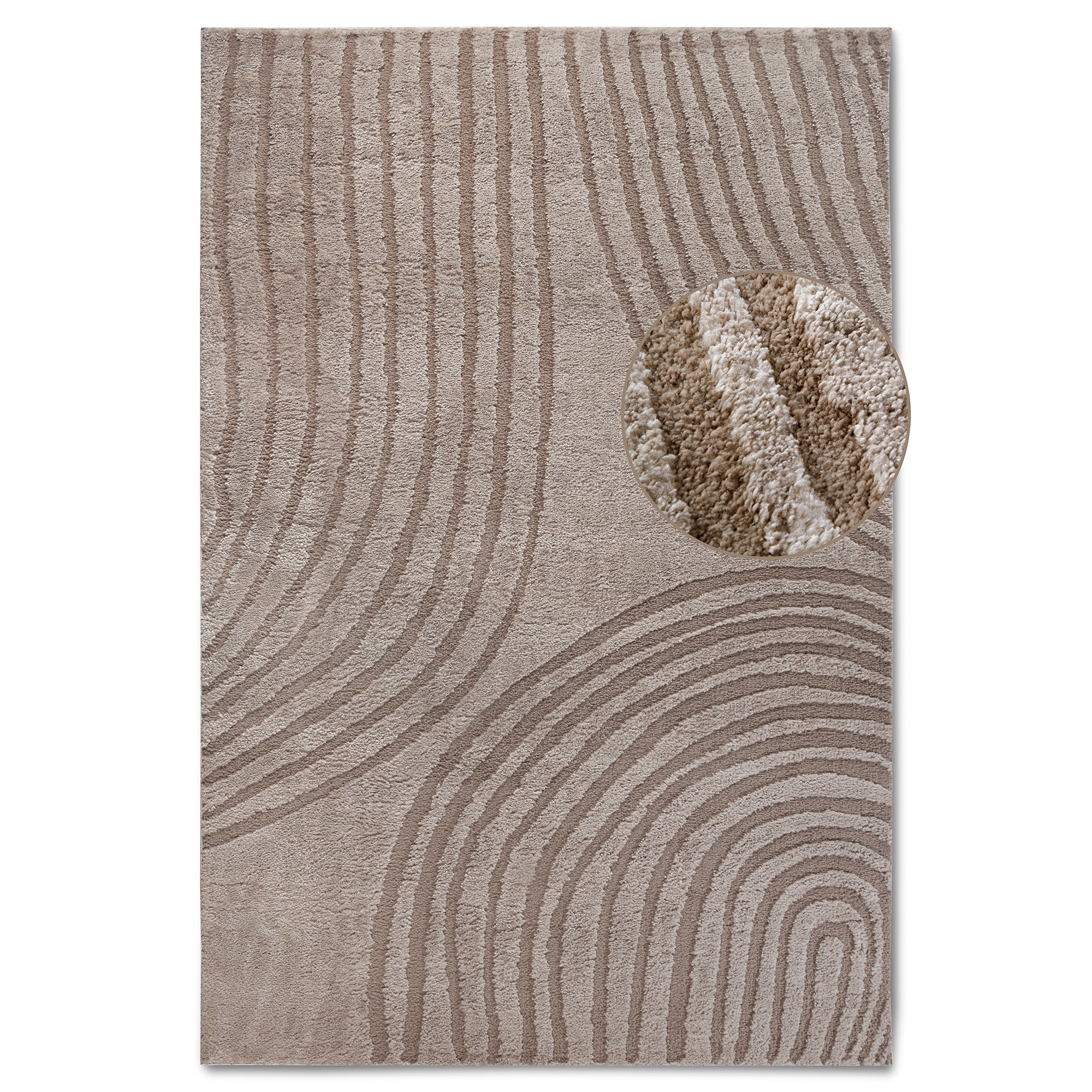 Tapis à poils longs Pigment Beige - ELLE Decoration – STUDIO DECO