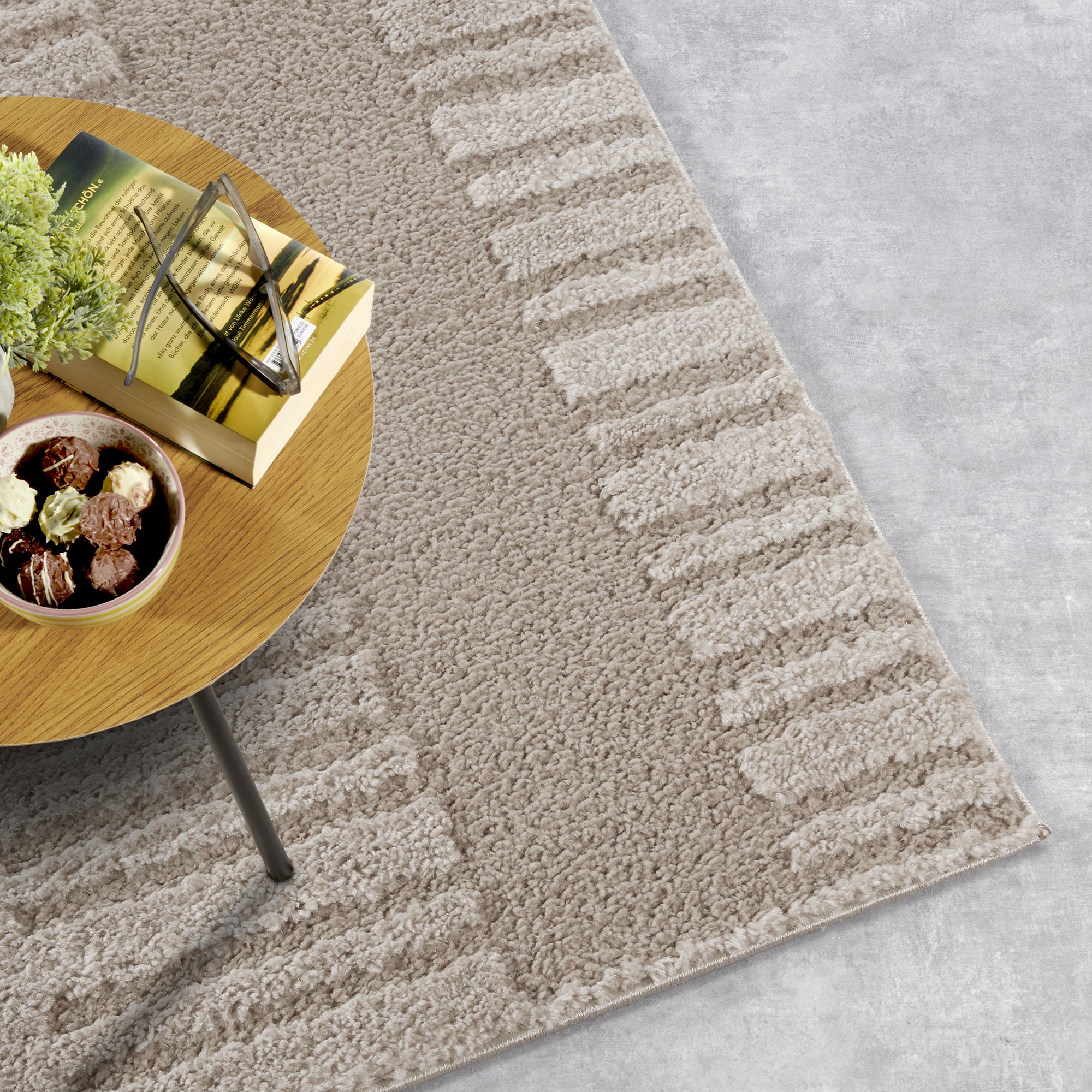 Tapis à poils longs Bartoux Beige - ELLE Decoration – STUDIO DECO