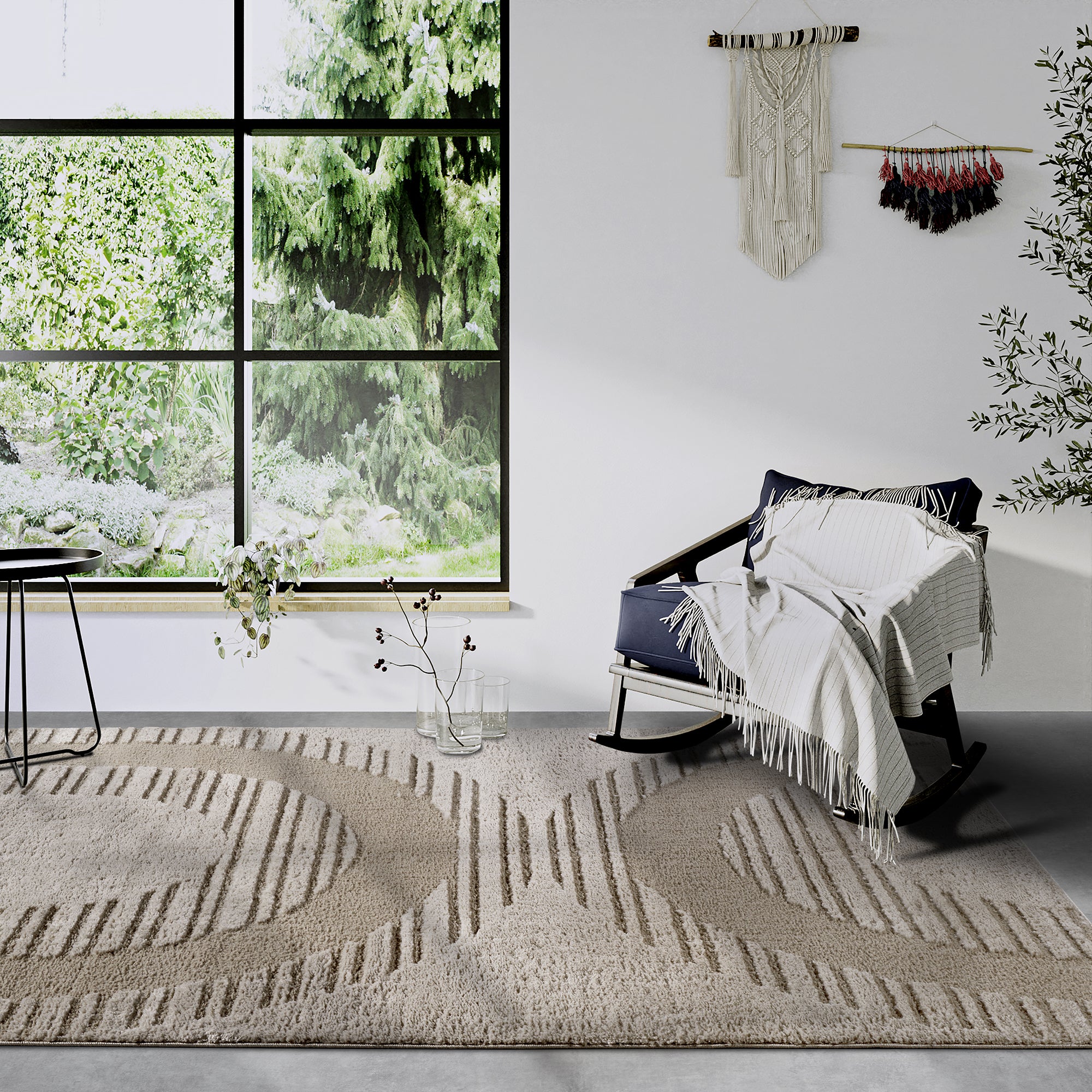 Tapis à poils longs Bartoux Beige - ELLE Decoration – STUDIO DECO