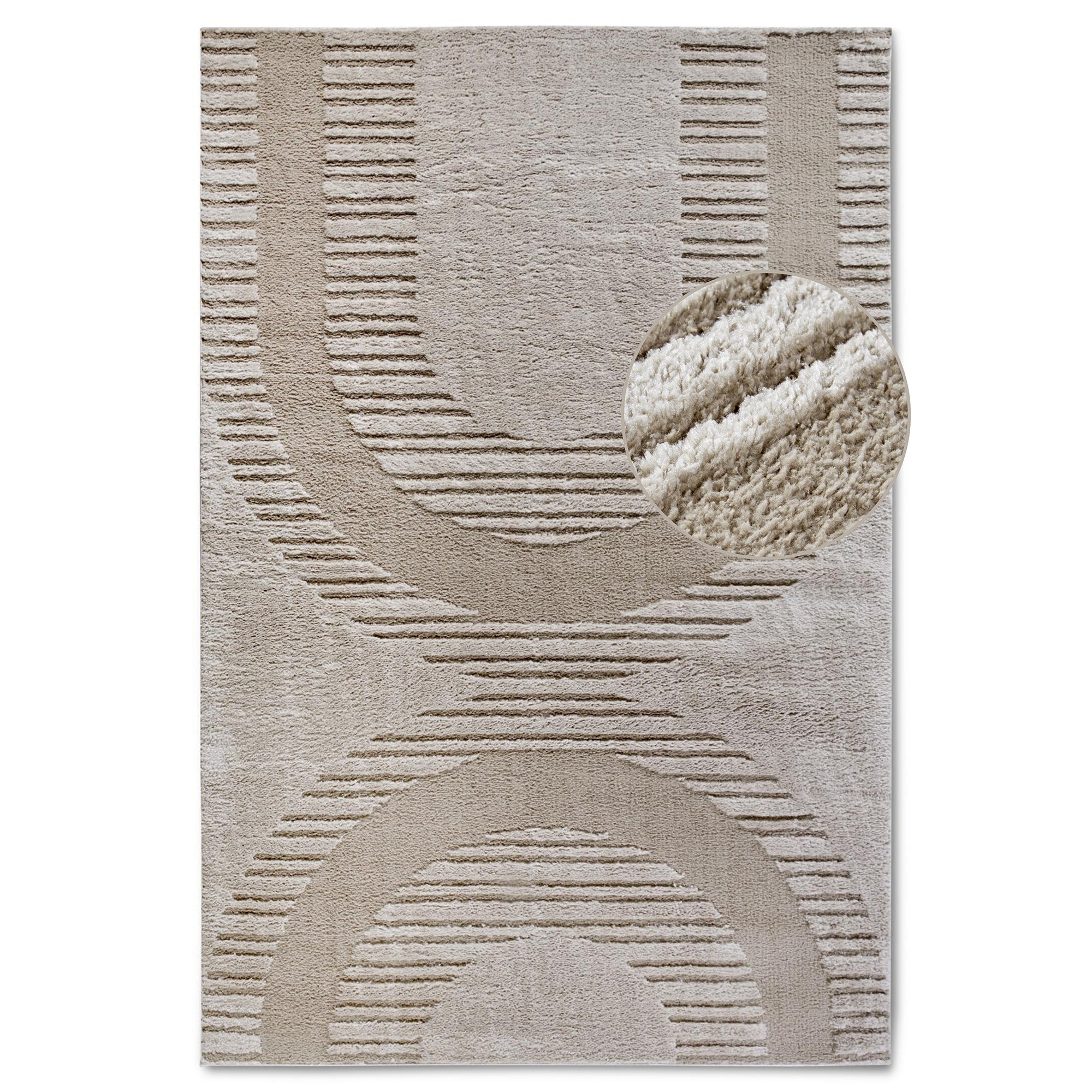 Tapis à poils longs Bartoux Beige - ELLE Decoration – STUDIO DECO