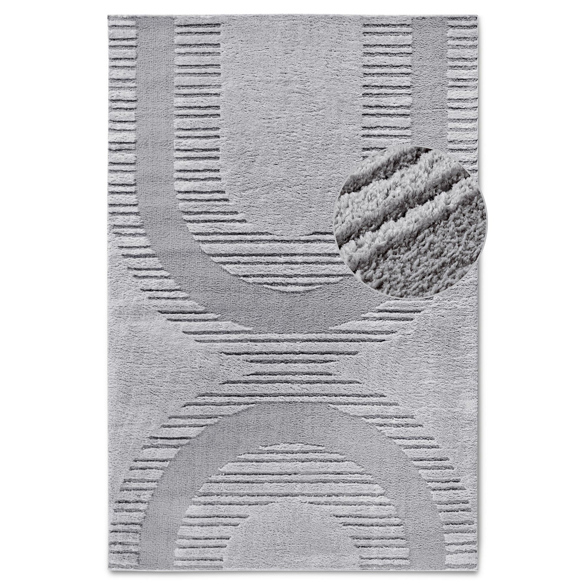 Tapis à poils longs Bartoux Gris - ELLE Decoration – STUDIO DECO