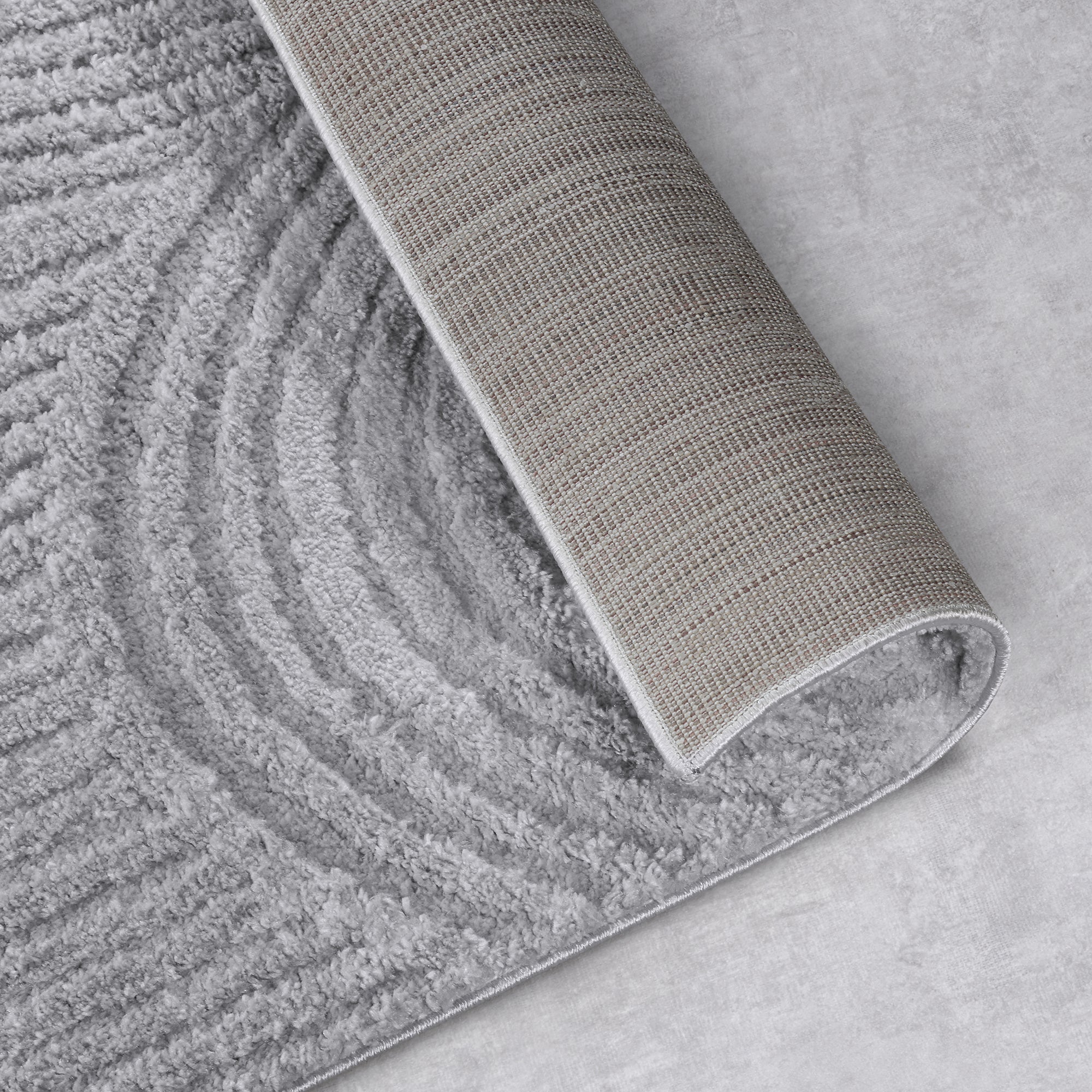 Tapis à poils longs Chappe Gris - ELLE Decoration – STUDIO DECO