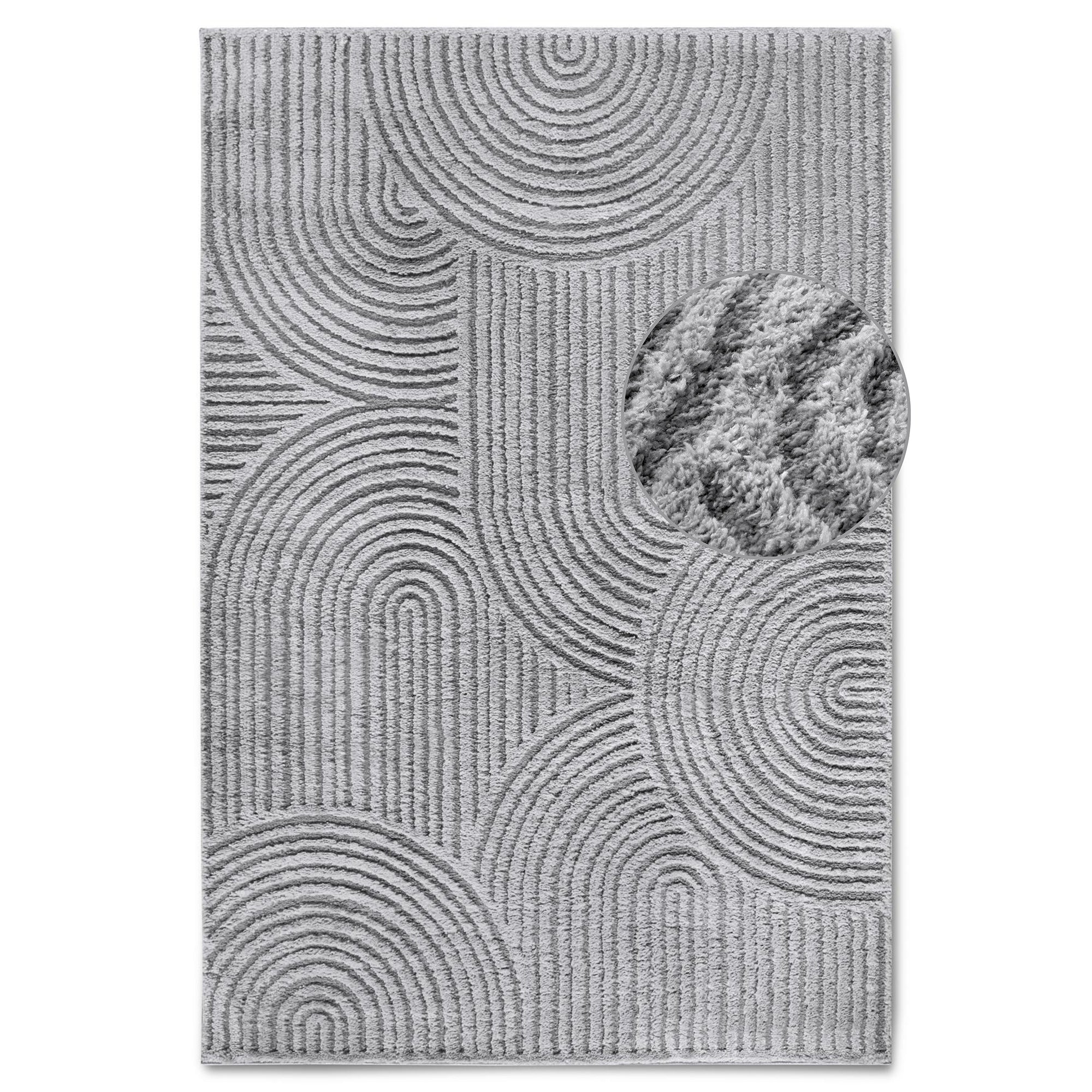 Tapis à poils longs Chappe Gris - ELLE Decoration – STUDIO DECO
