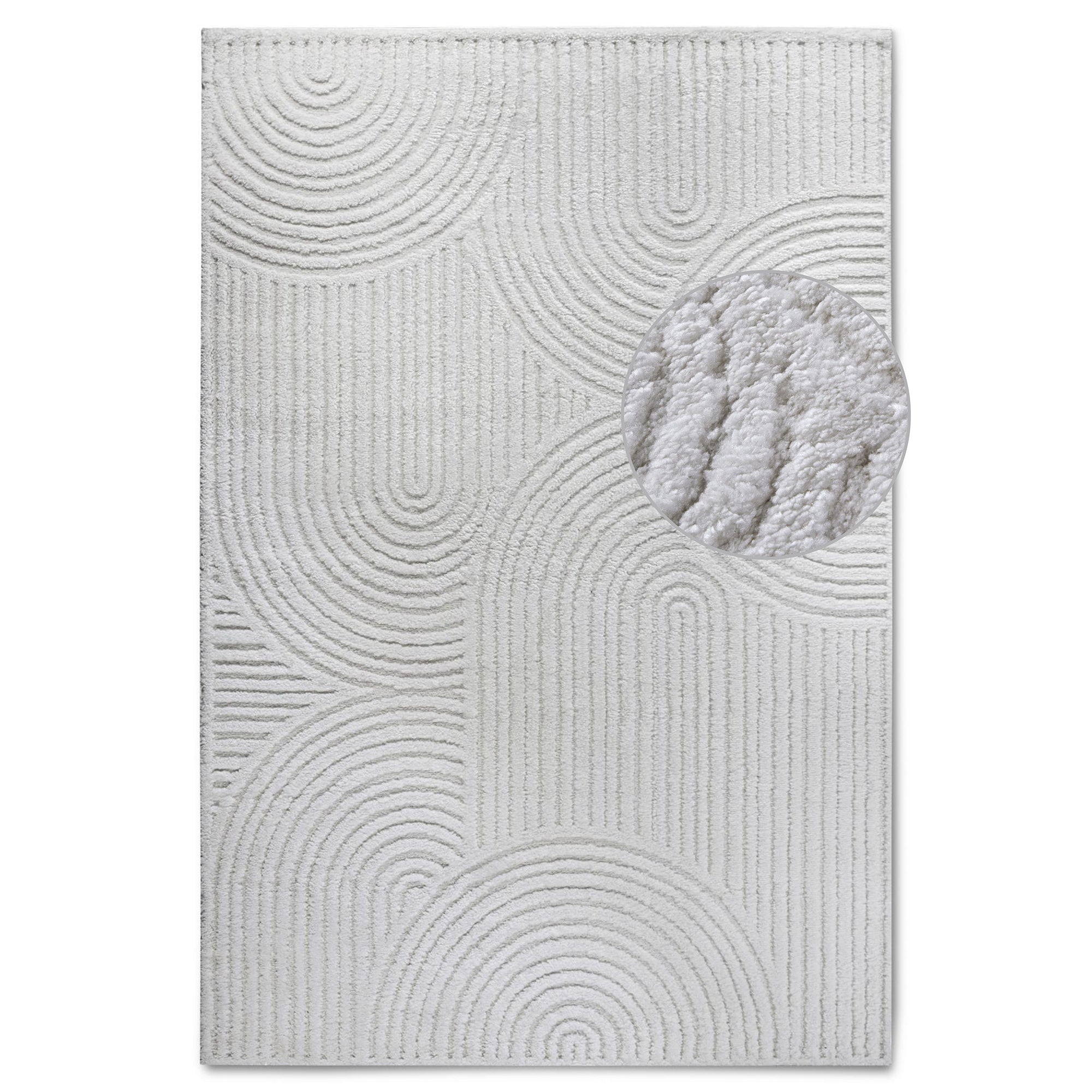 Tapis à poils longs Chappe Crème - ELLE Decoration – STUDIO DECO