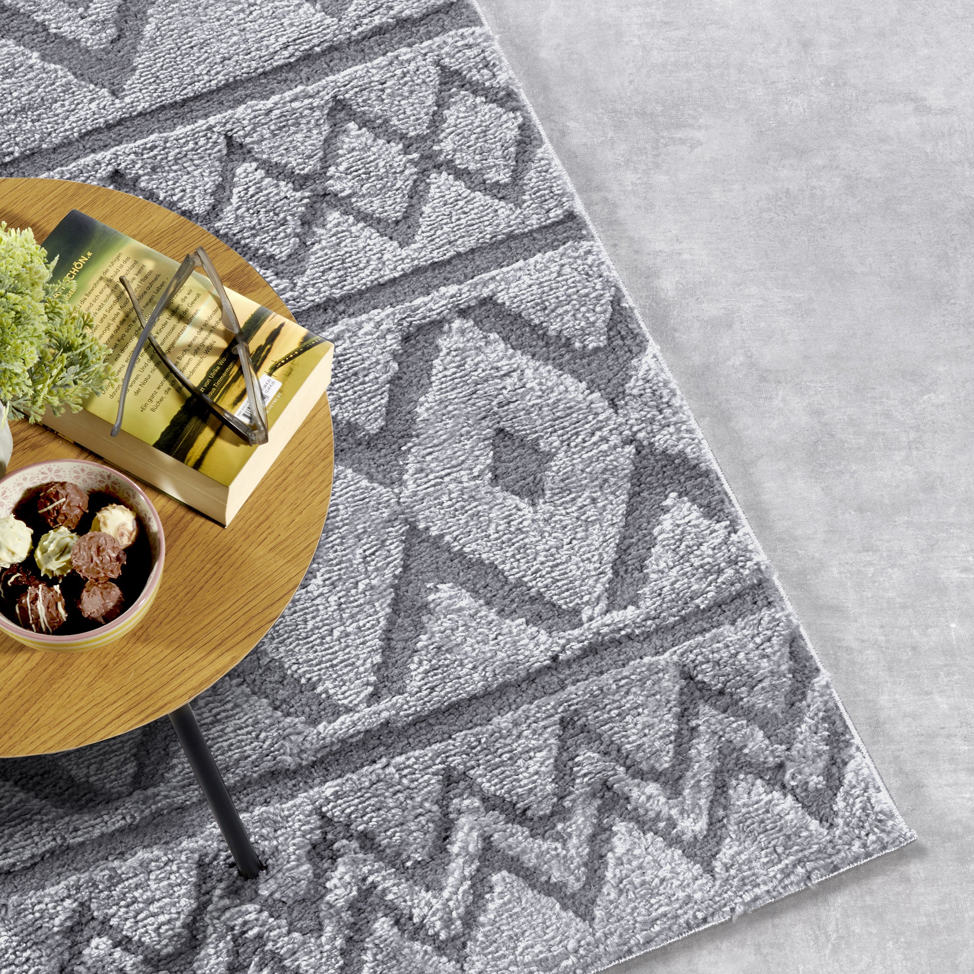 Tapis à poils longs Itinerance Gris - ELLE Decoration – STUDIO DECO