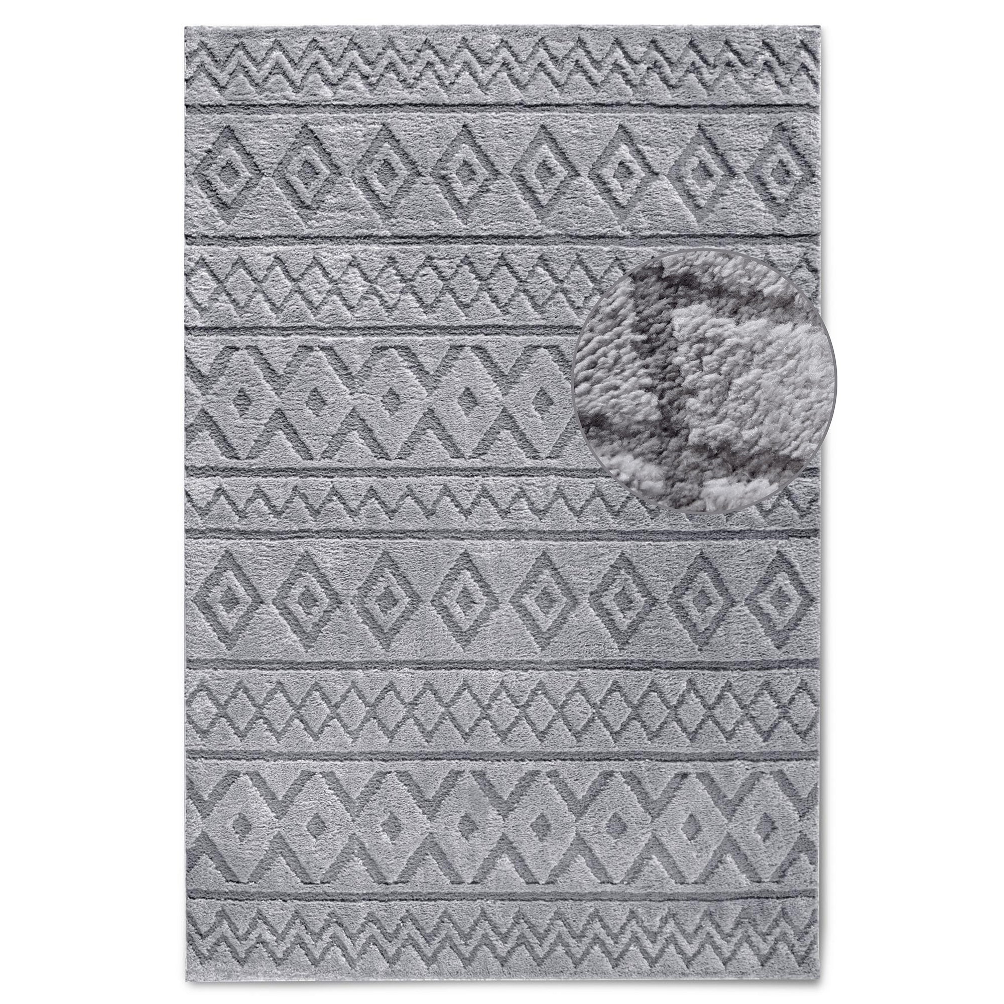 Tapis à poils longs Itinerance Gris - ELLE Decoration – STUDIO DECO