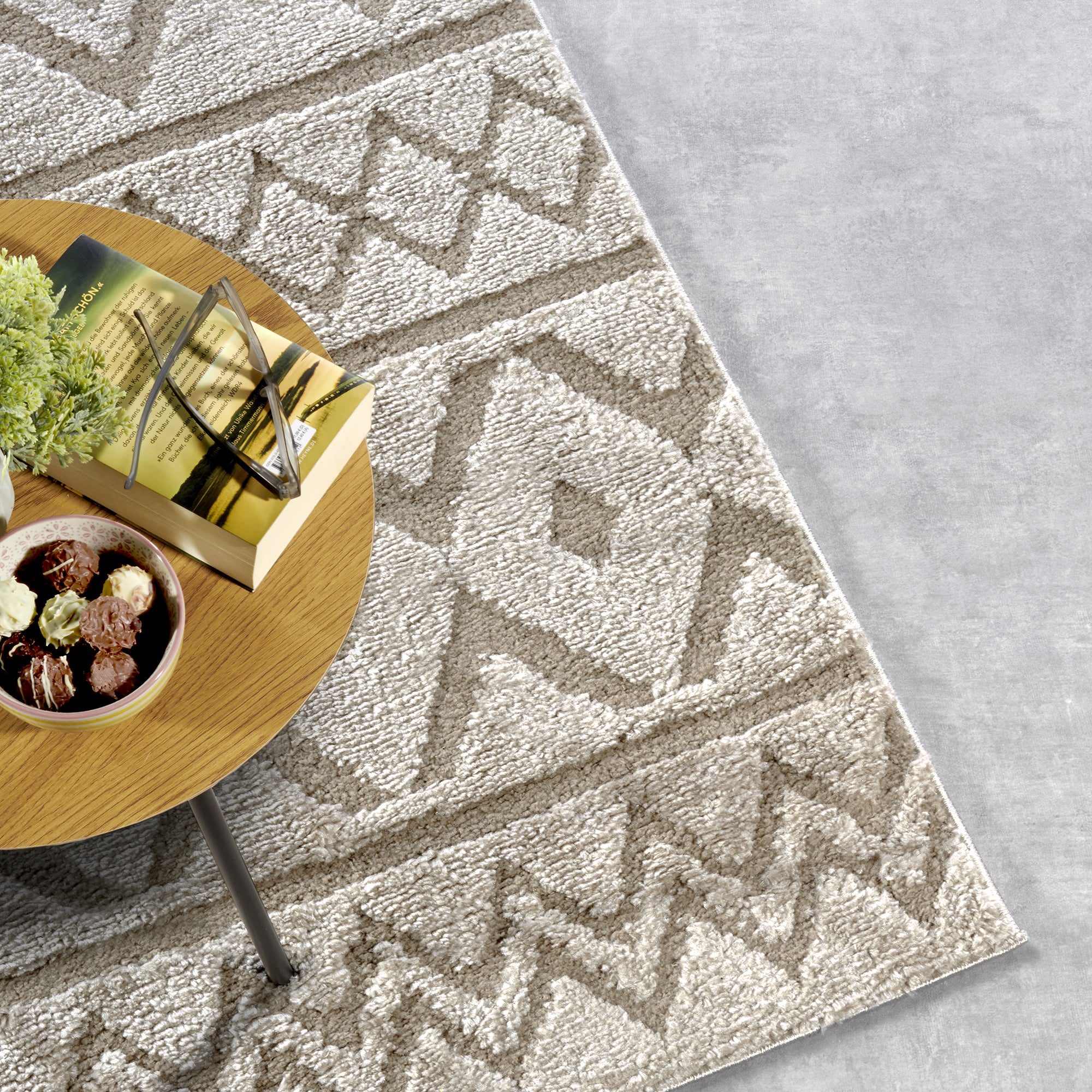 Tapis à poils longs Itinerance Beige - ELLE Decoration – STUDIO DECO