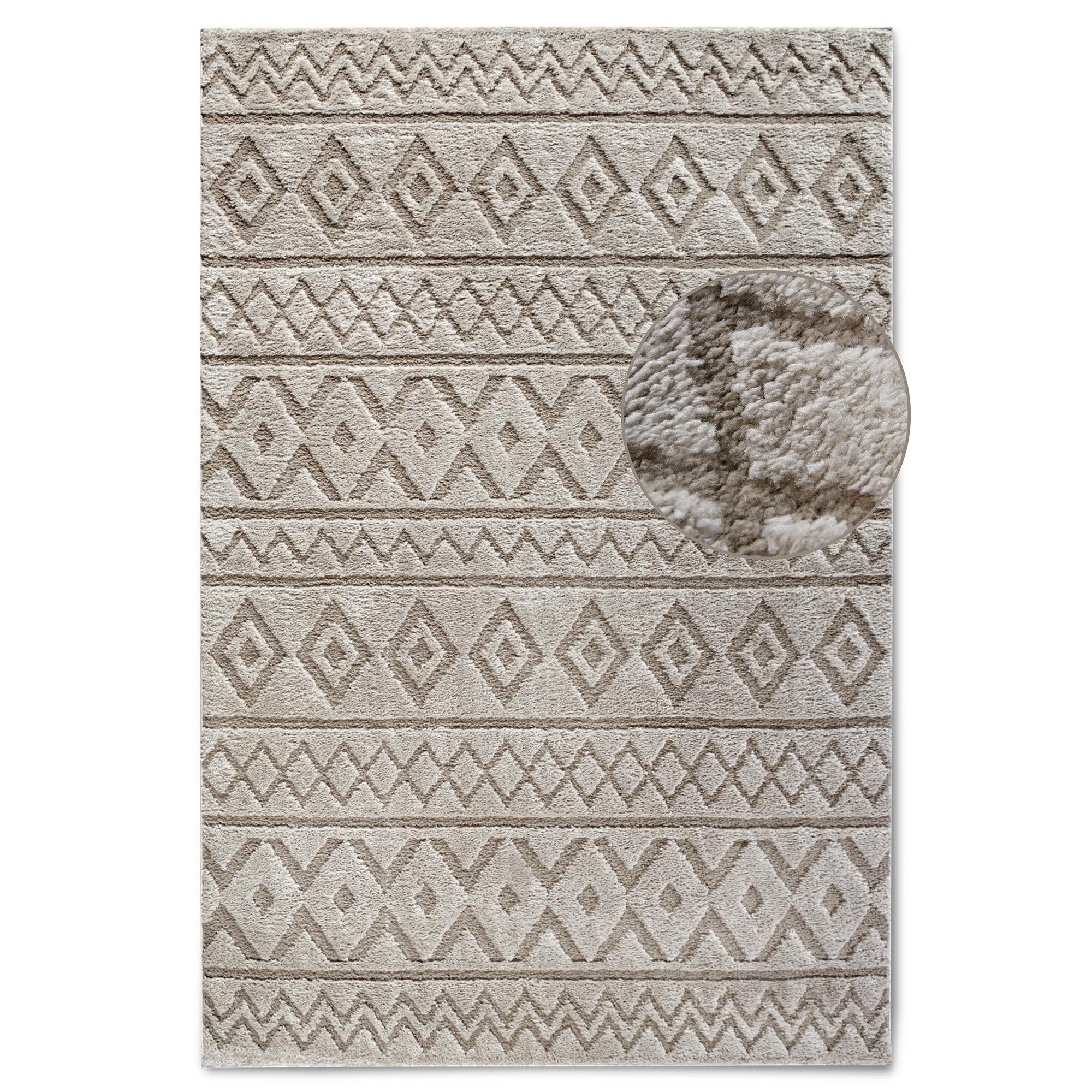 Tapis à poils longs Itinerance Beige - ELLE Decoration – STUDIO DECO