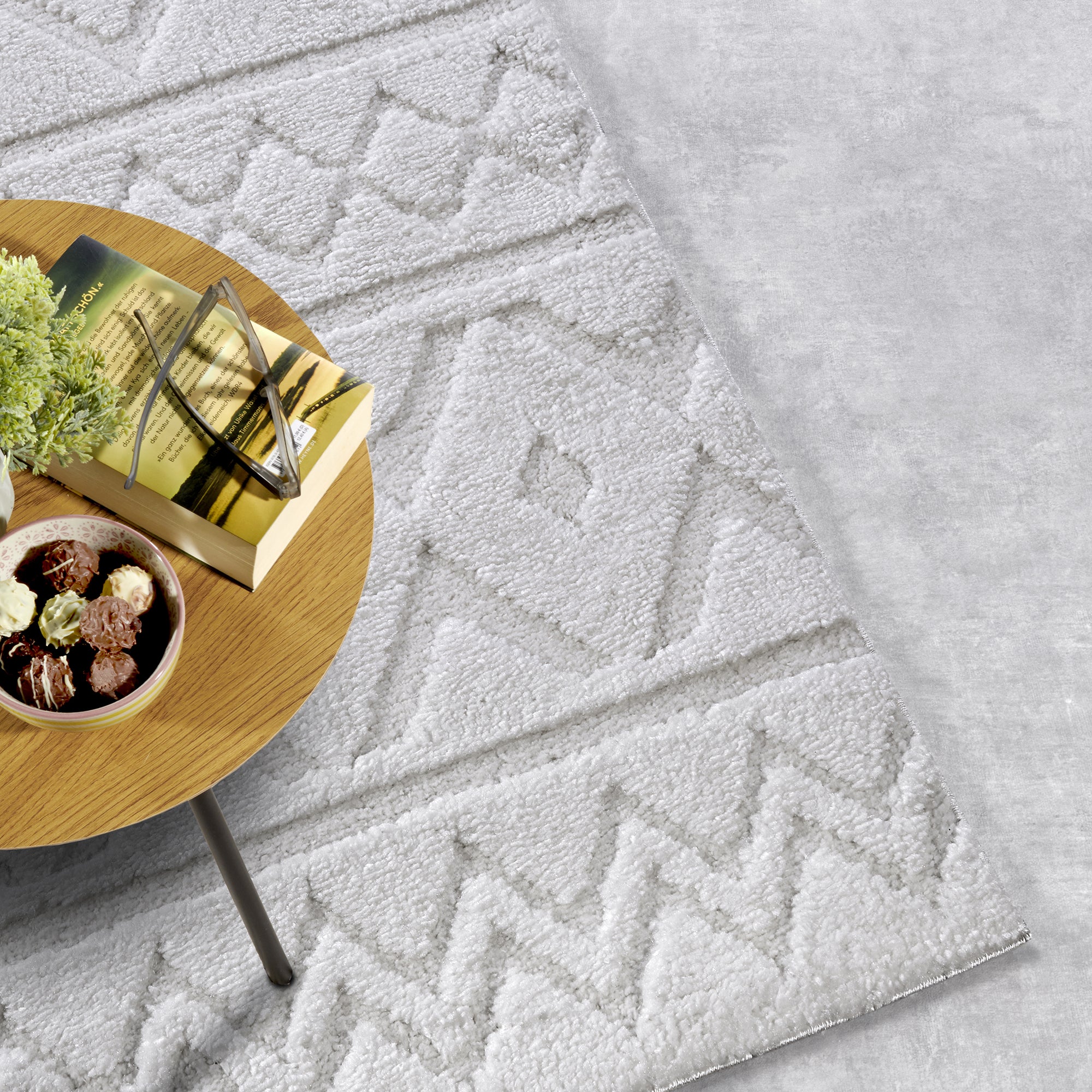 Tapis à poils longs Itinerance Crème - ELLE Decoration – STUDIO DECO