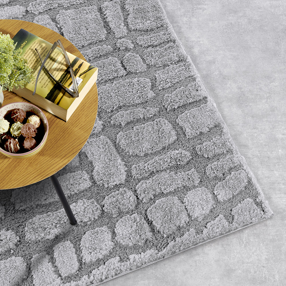 Tapis à poils longs Artistic Gris - ELLE Decoration – STUDIO DECO