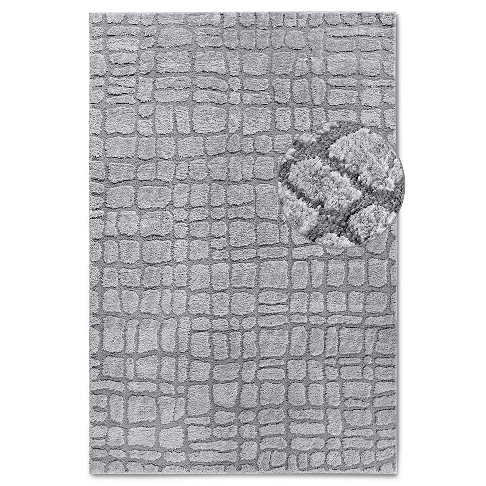 Tapis à poils longs Artistic Gris - ELLE Decoration – STUDIO DECO