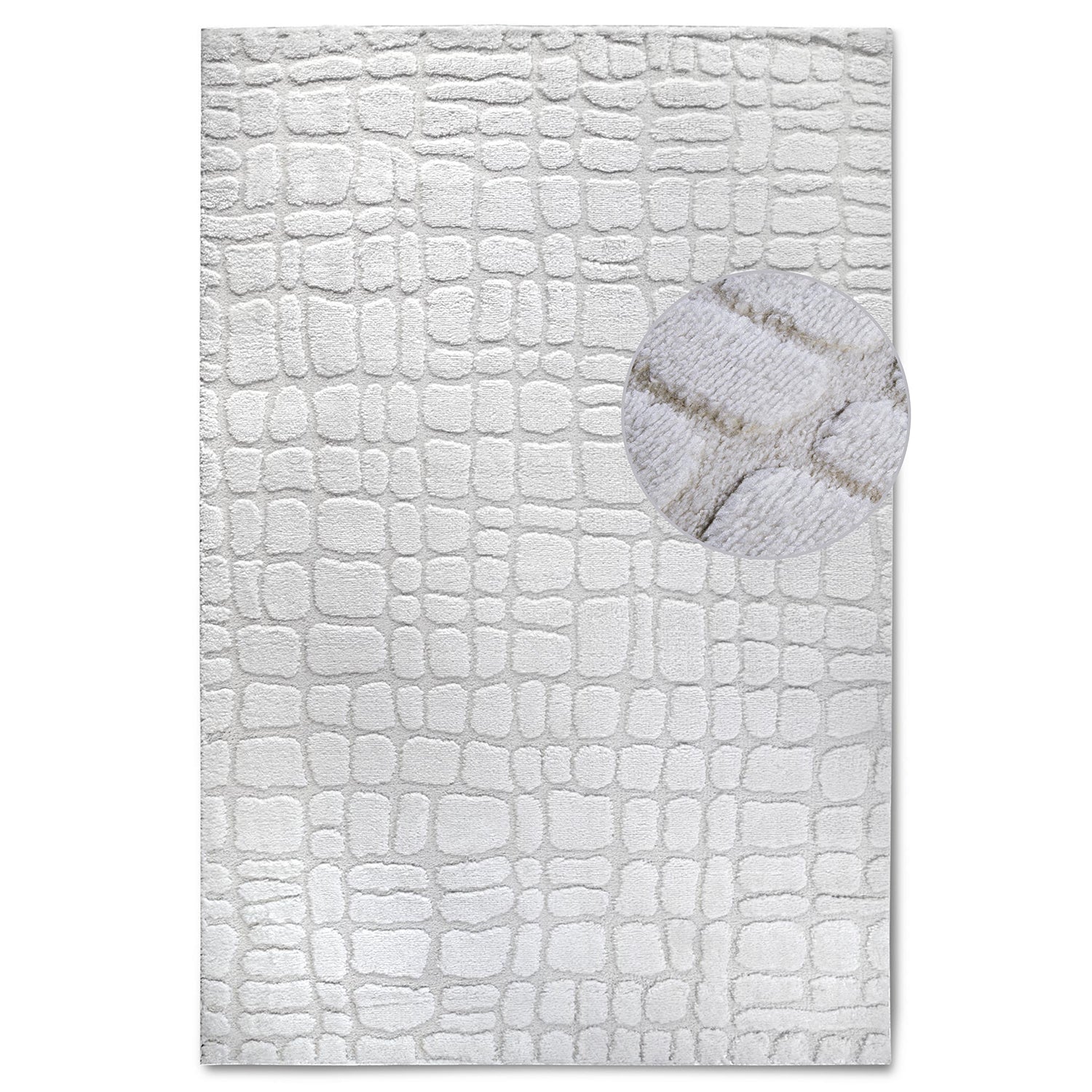 Tapis à poils longs Artistic Crème - ELLE Decoration – STUDIO DECO