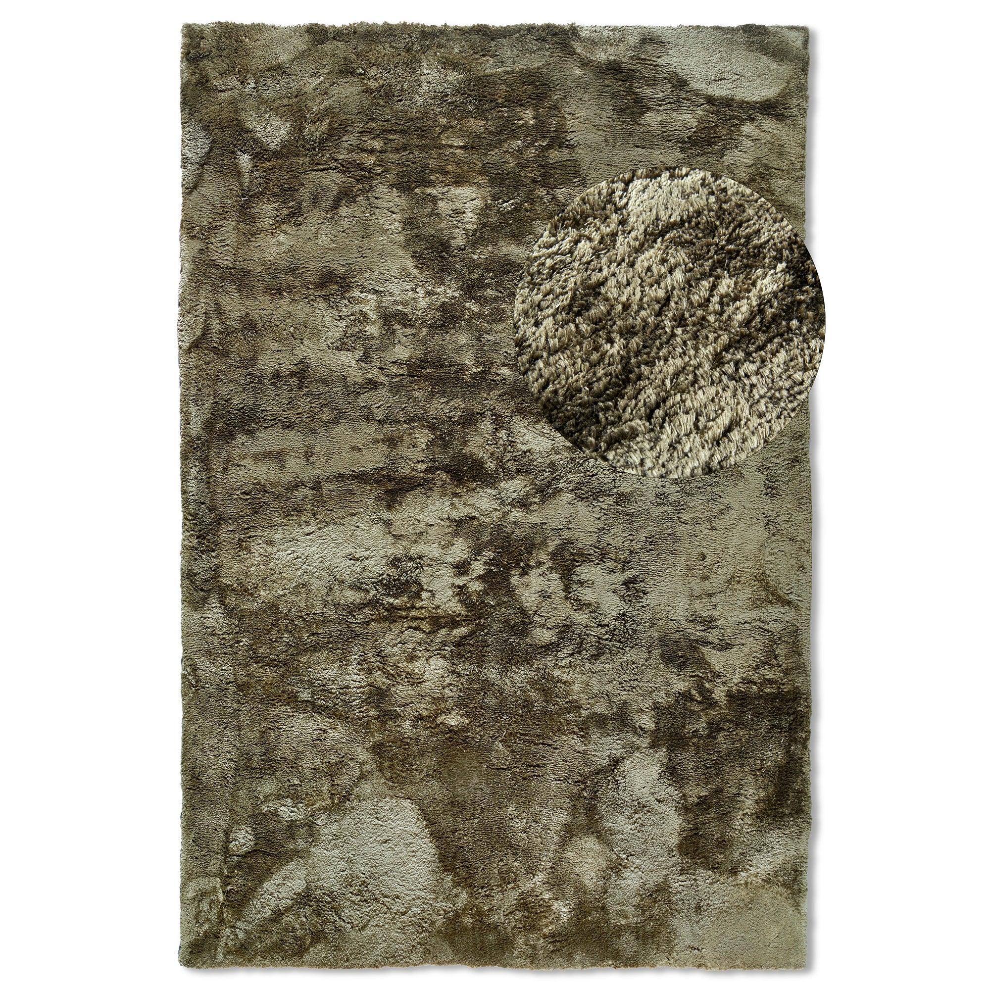 Tapis Moelleux à Poils Longs Vert - ELLE Decoration – STUDIO DECO