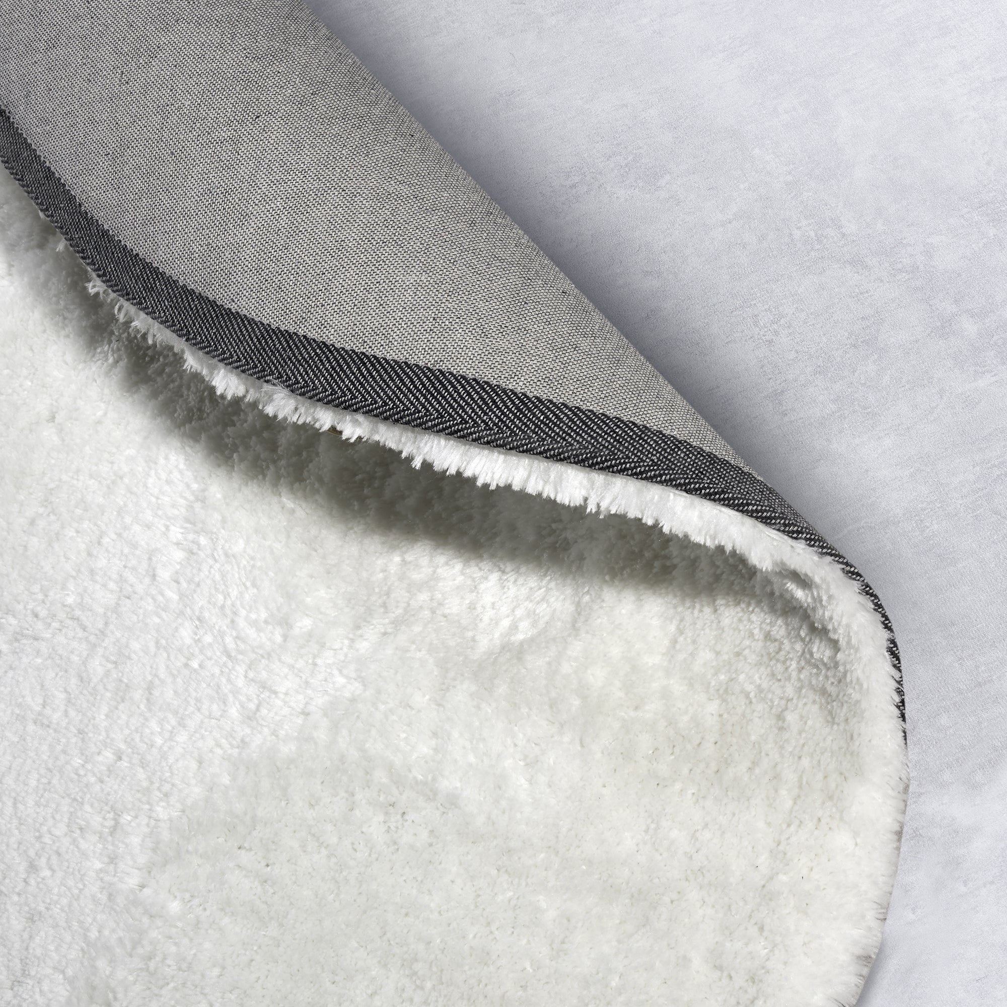 Tapis Rond poils longs 38mm OLA Ivoire – STUDIO DECO