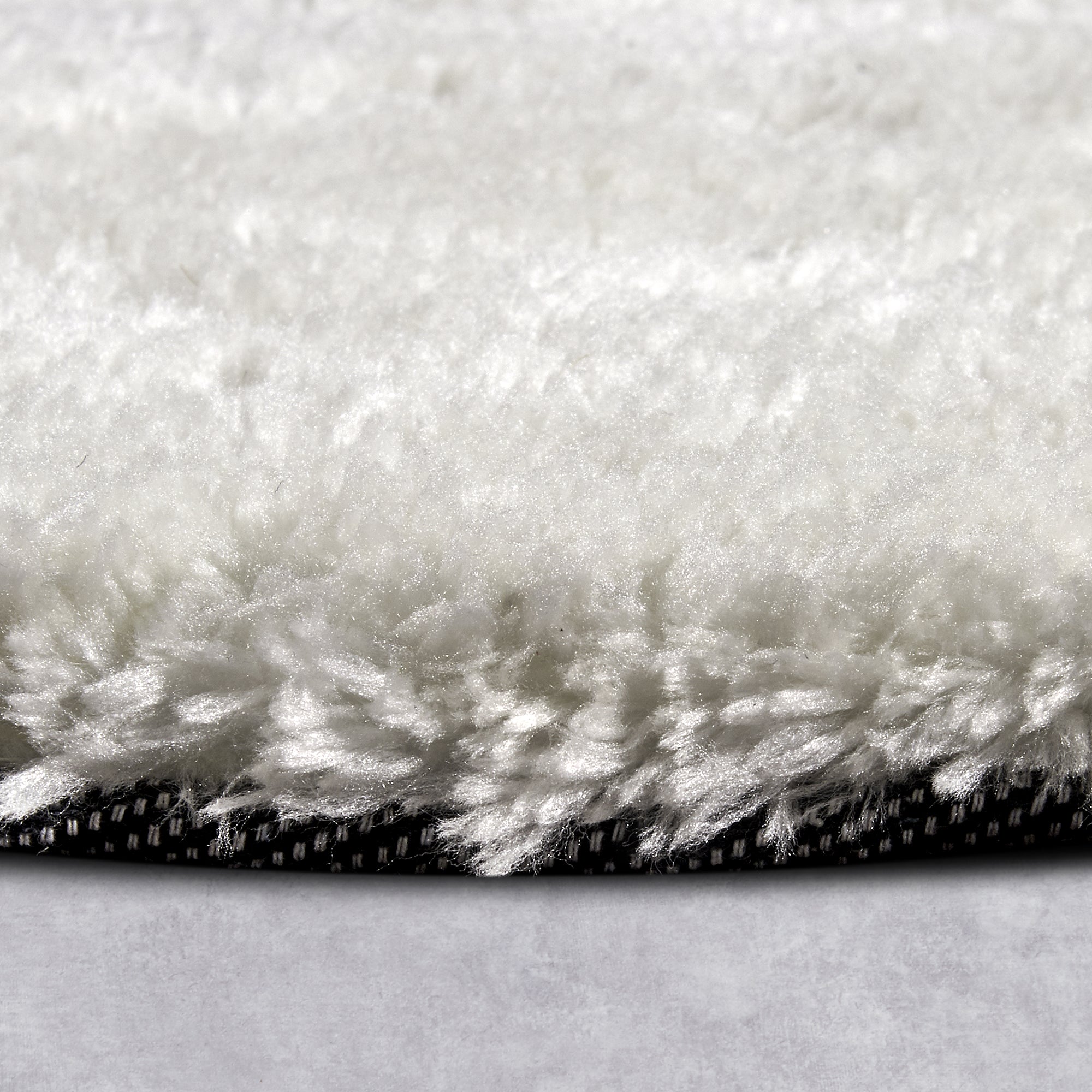 Tapis Rond poils longs 38mm OLA Ivoire – STUDIO DECO