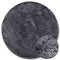 Tapis Rond poils longs 38mm OLA Anthracite – STUDIO DECO