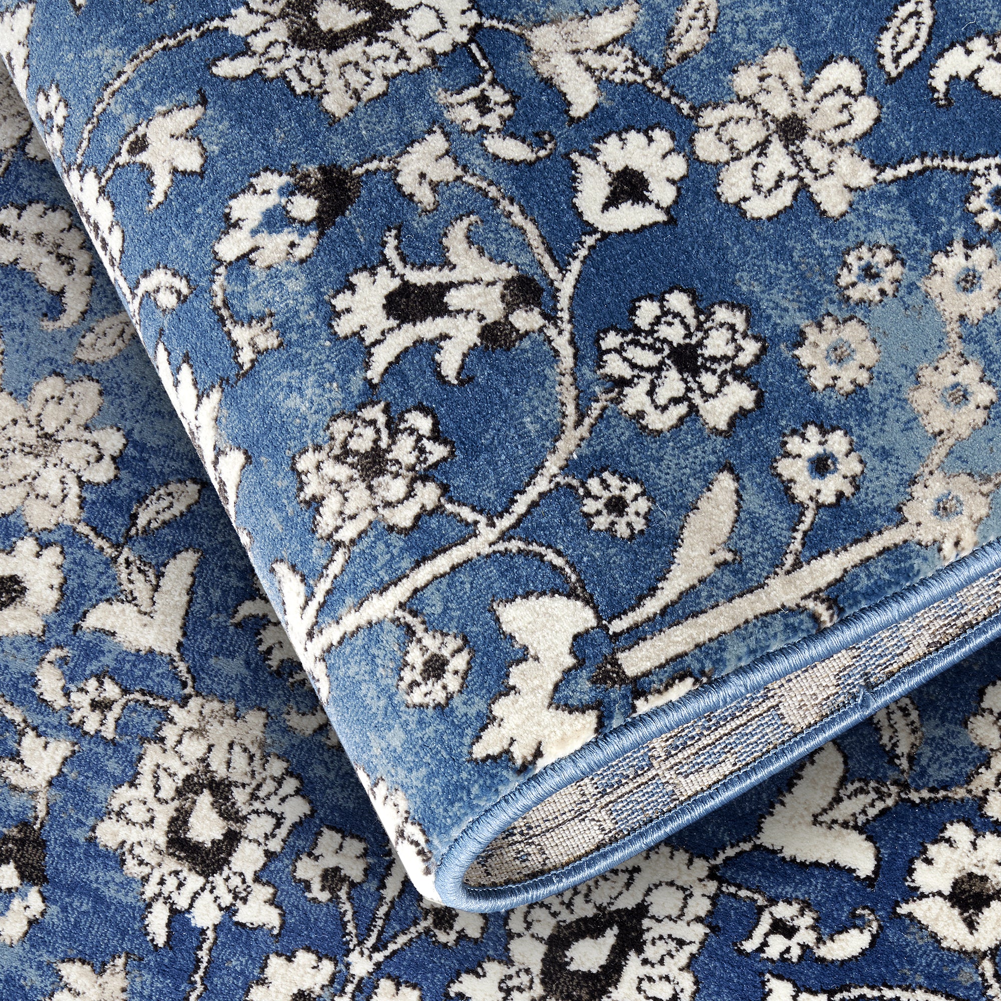 Tapis Vintage ERNEST Bleu - Villeroy &amp; Boch – STUDIO DECO