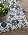 Tapis Vintage ERNEST Crème et Bleu - Villeroy & Boch – STUDIO DECO