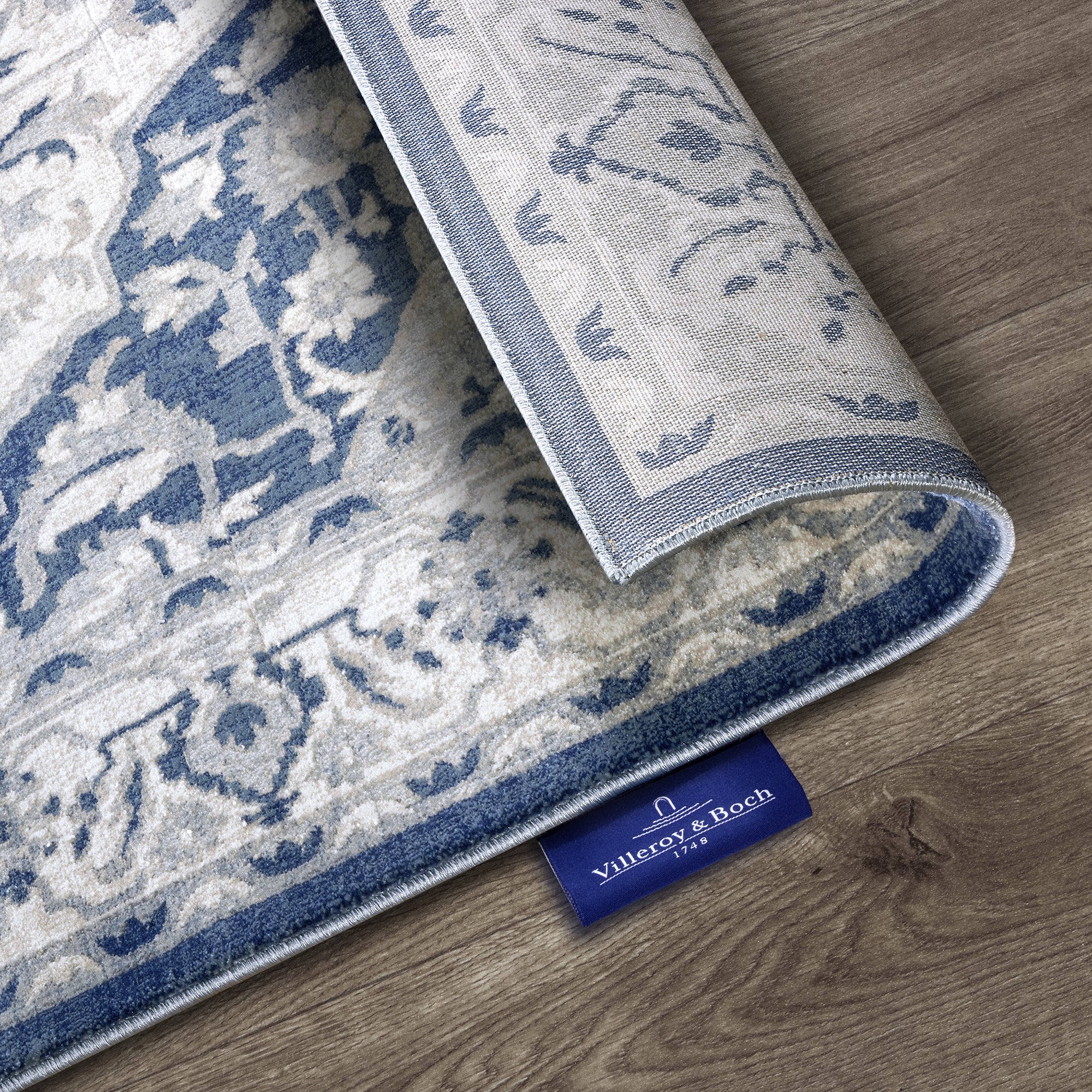 Tapis Vintage GABRIELLE Crème et Bleu - Villeroy & Boch – STUDIO DECO