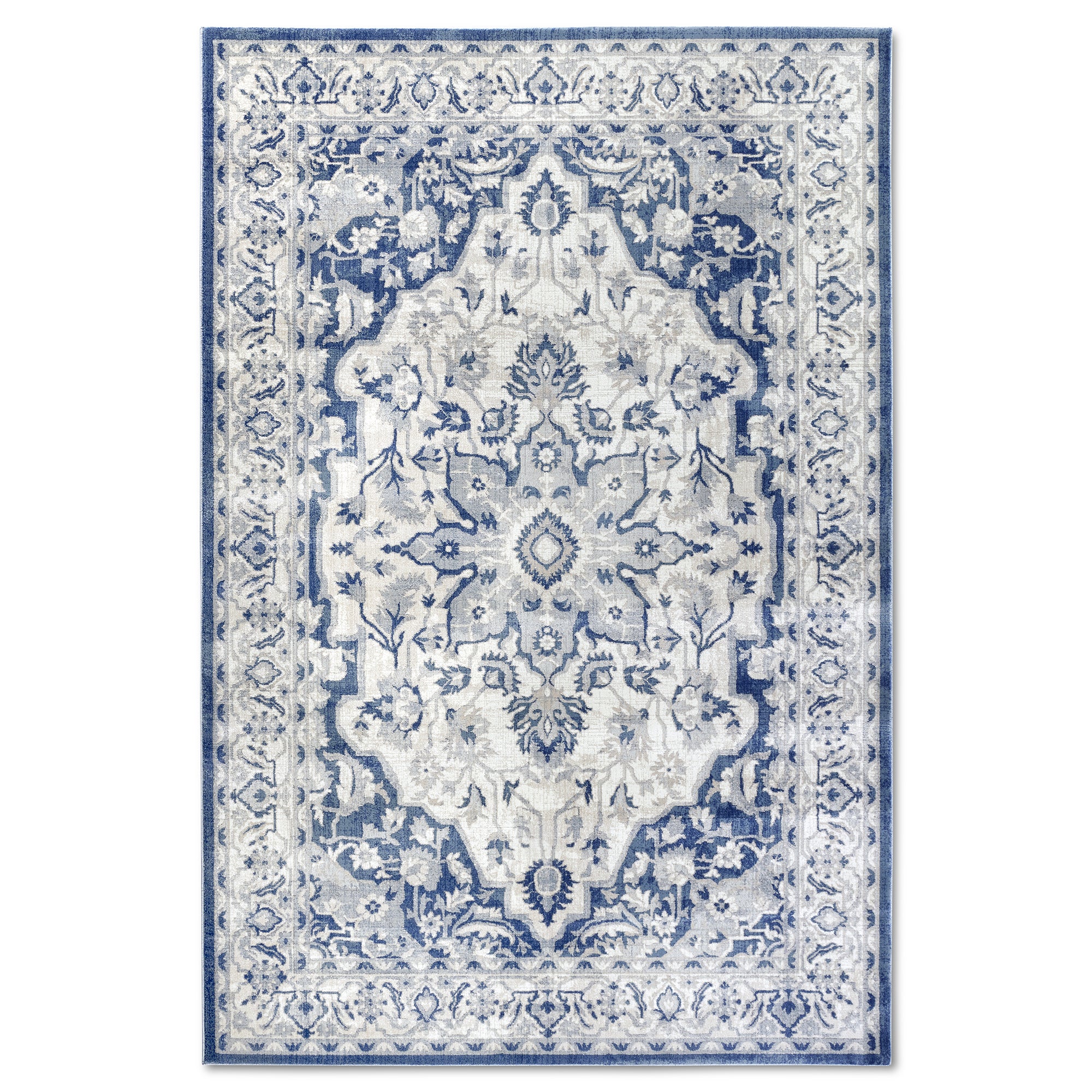 Tapis Vintage GABRIELLE Crème et Bleu - Villeroy & Boch – STUDIO DECO