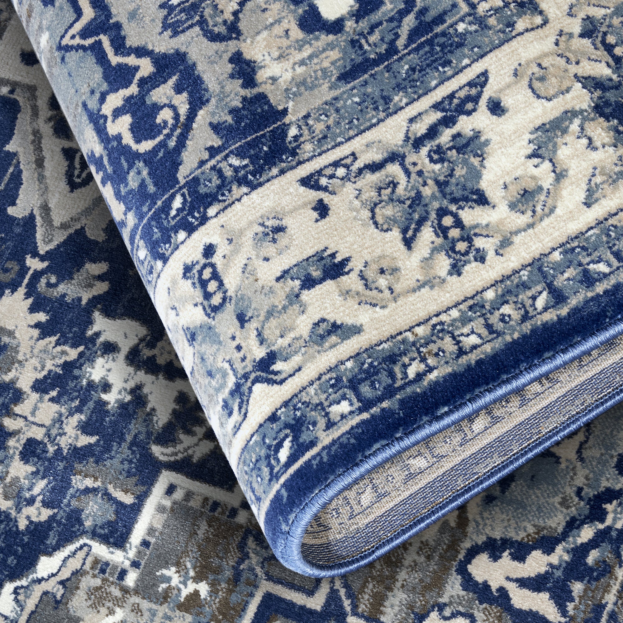 Tapis Vintage GABRIELLE Bleu - Villeroy &amp; Boch – STUDIO DECO