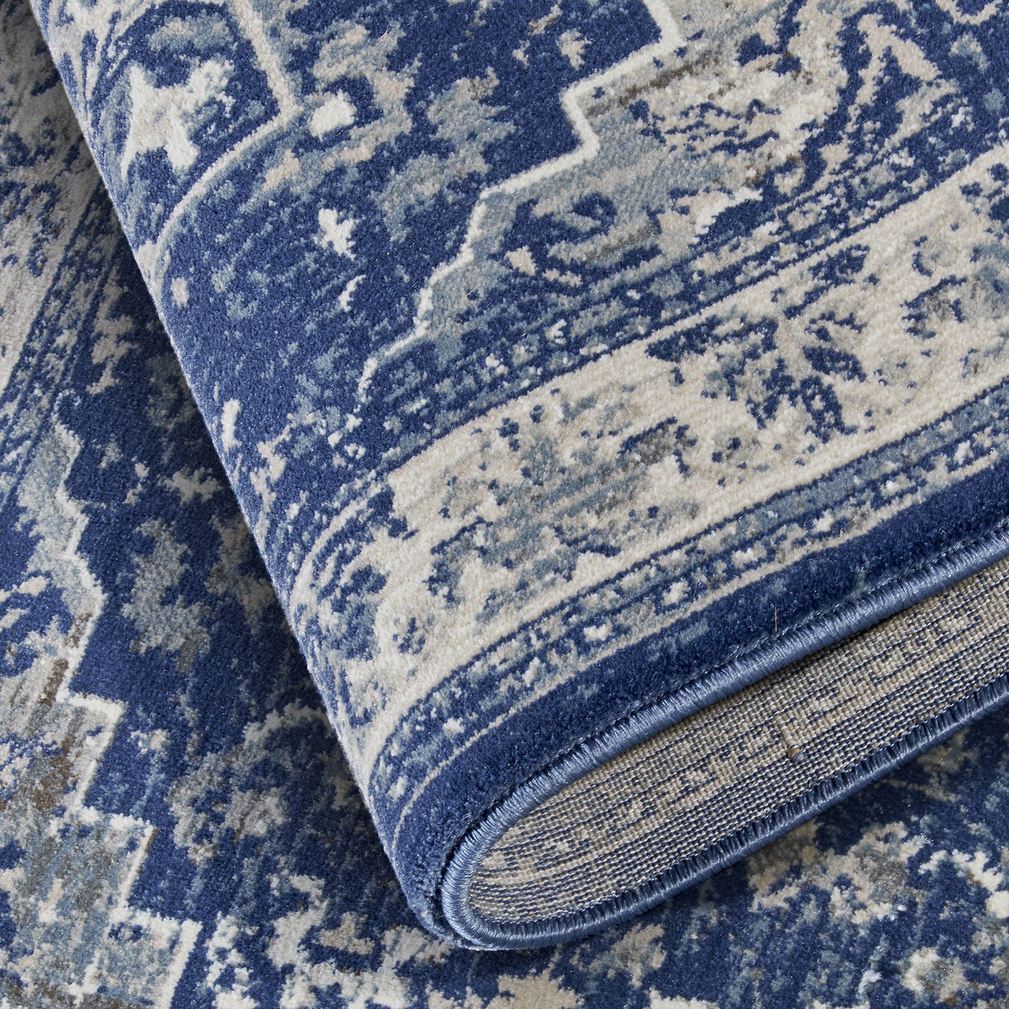 Tapis Vintage GABRIELLE Bleu - Villeroy &amp; Boch – STUDIO DECO