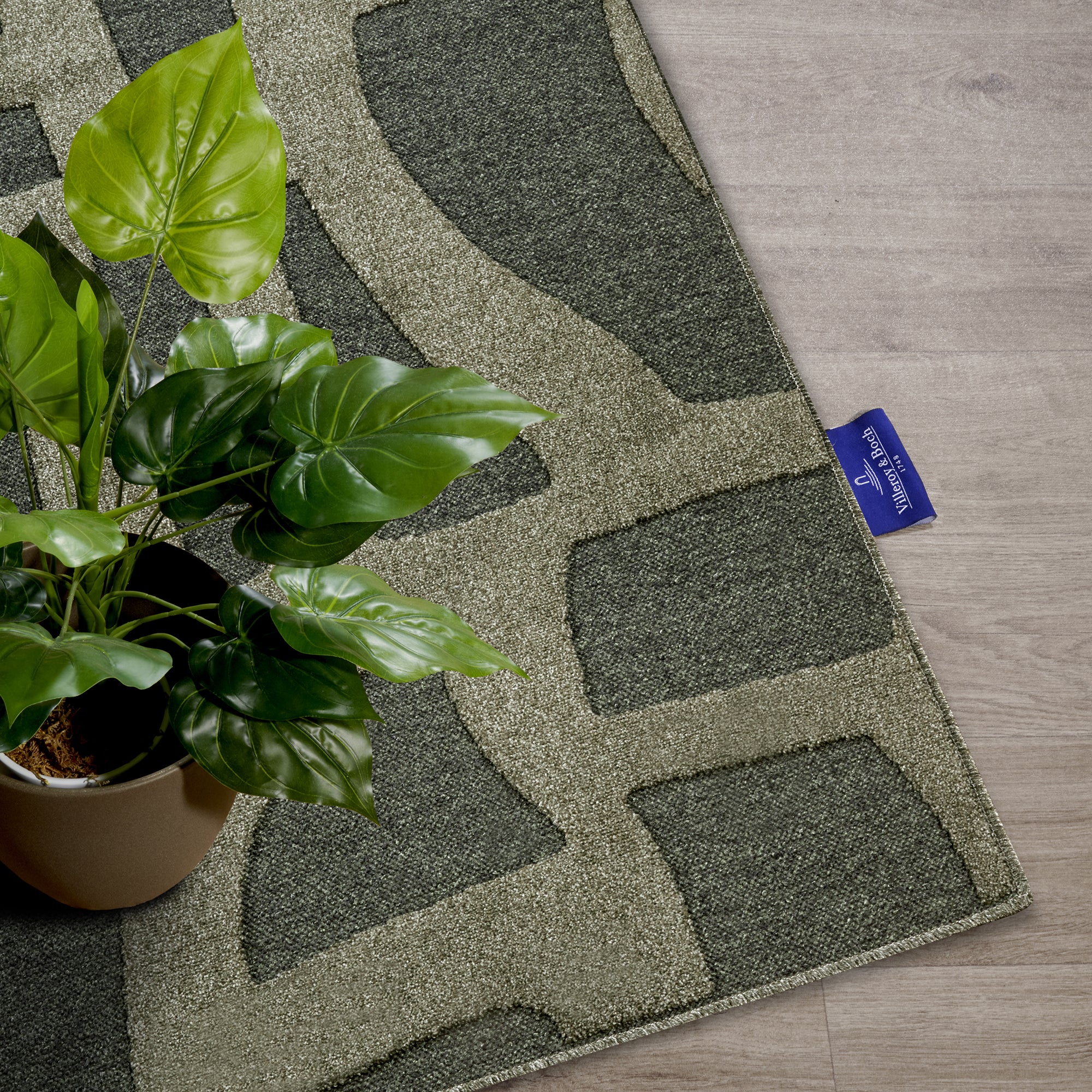 Tapis à relief Thessa Vert Jungle - Villeroy & Boch – STUDIO DECO