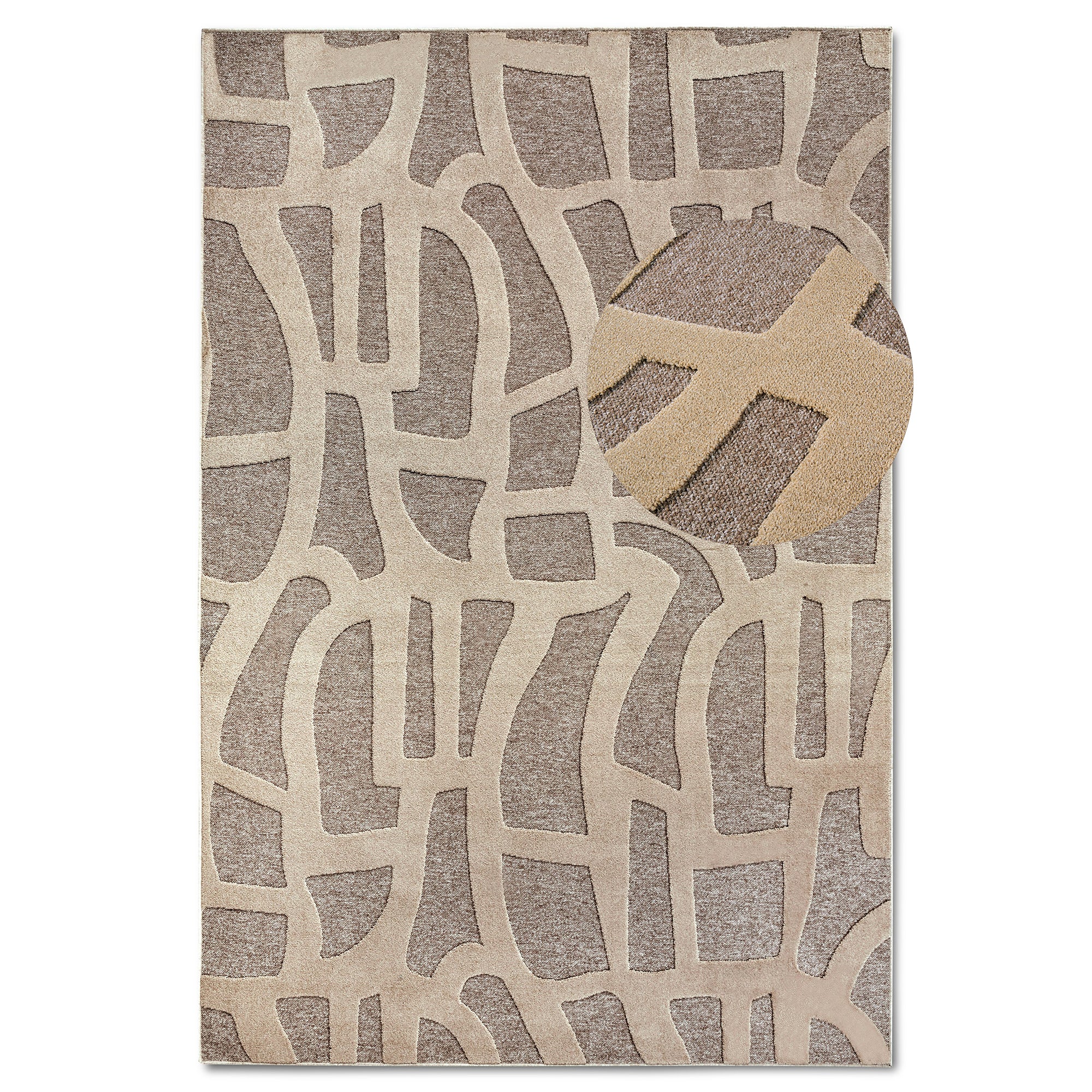 Tapis à poils ras Thessa Greige - Villeroy & Boch – STUDIO DECO