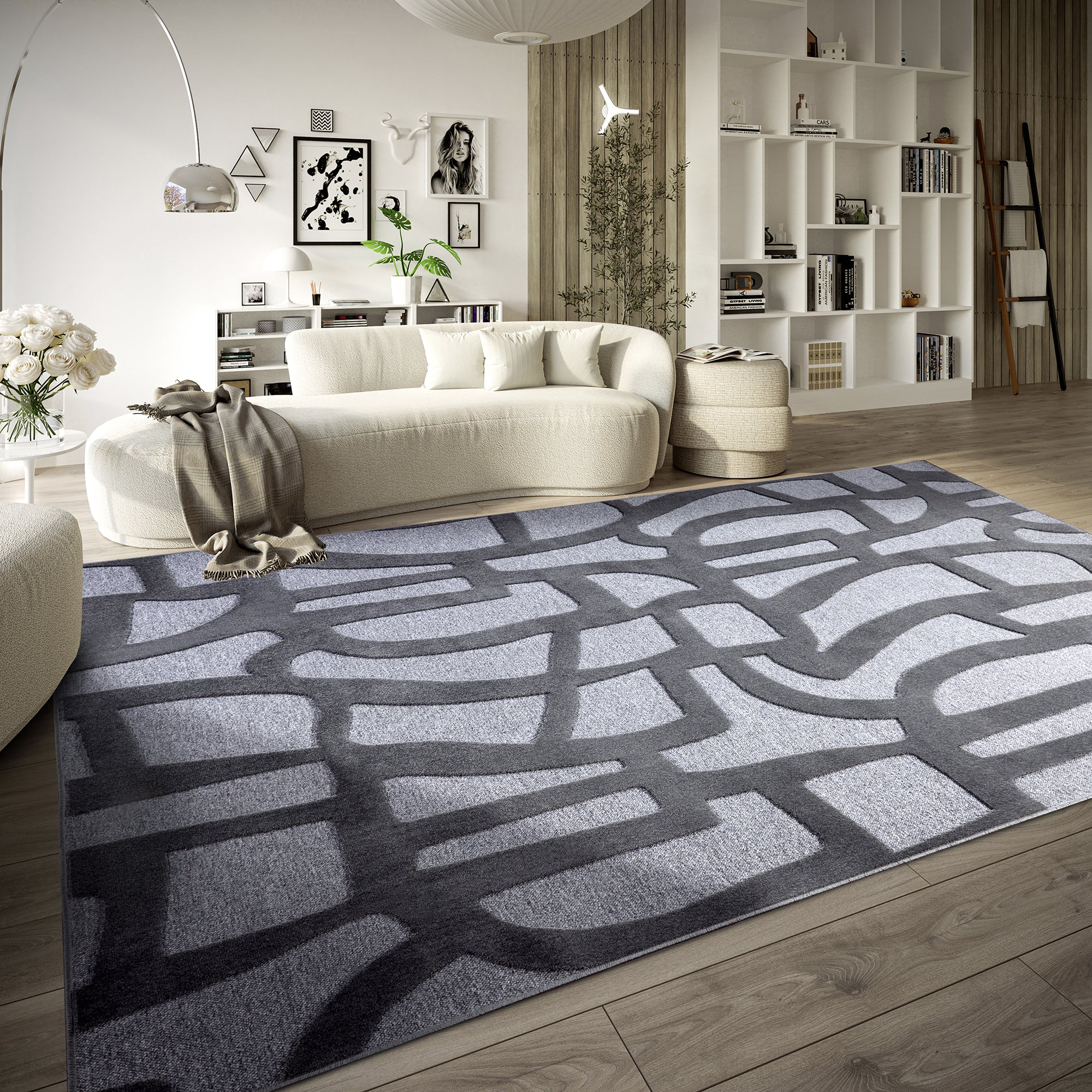 Tapis à poils ras Thessa Anthracite - Villeroy & Boch – STUDIO DECO