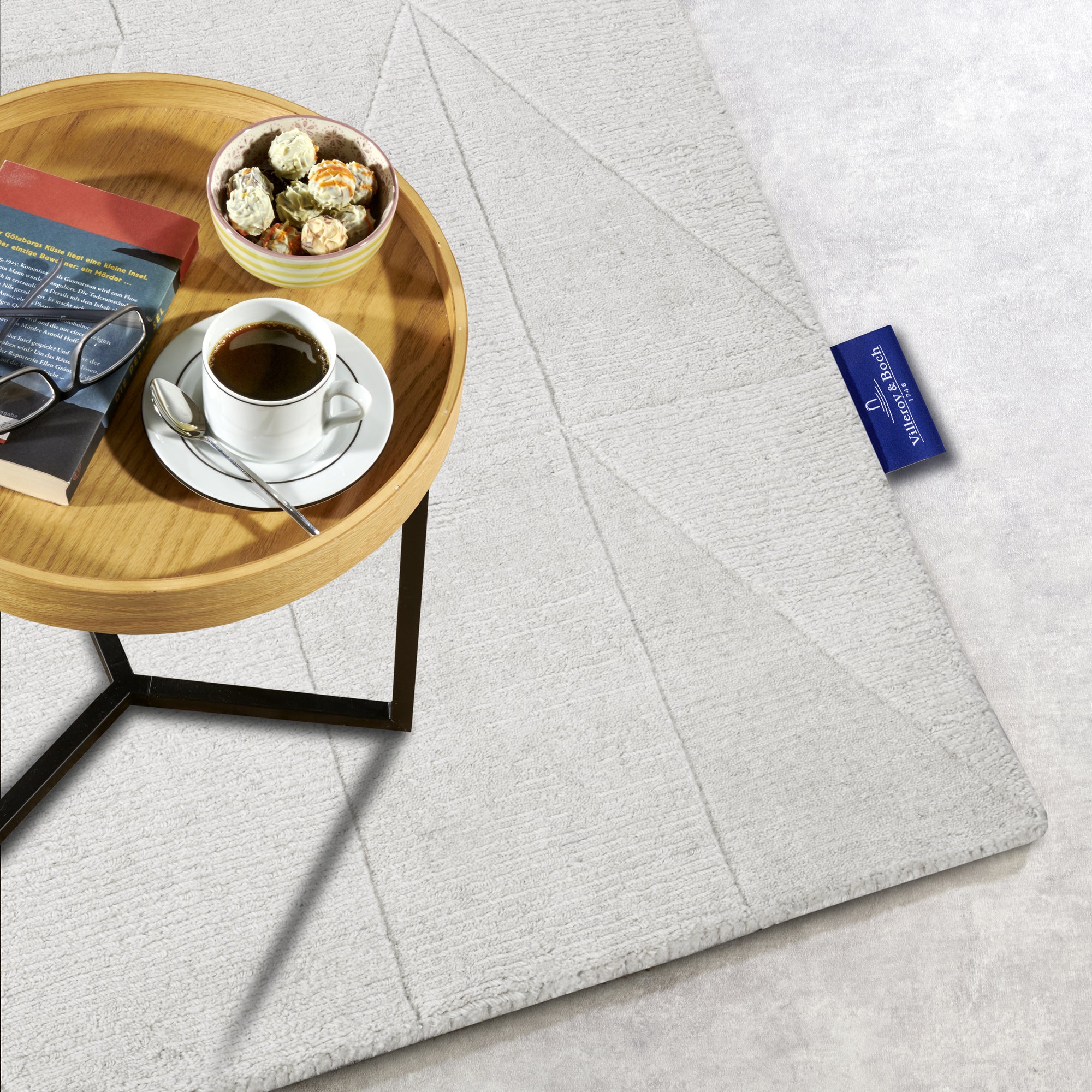 Tapis tissé à la main en laine Crème - Villeroy & Boch – STUDIO DECO