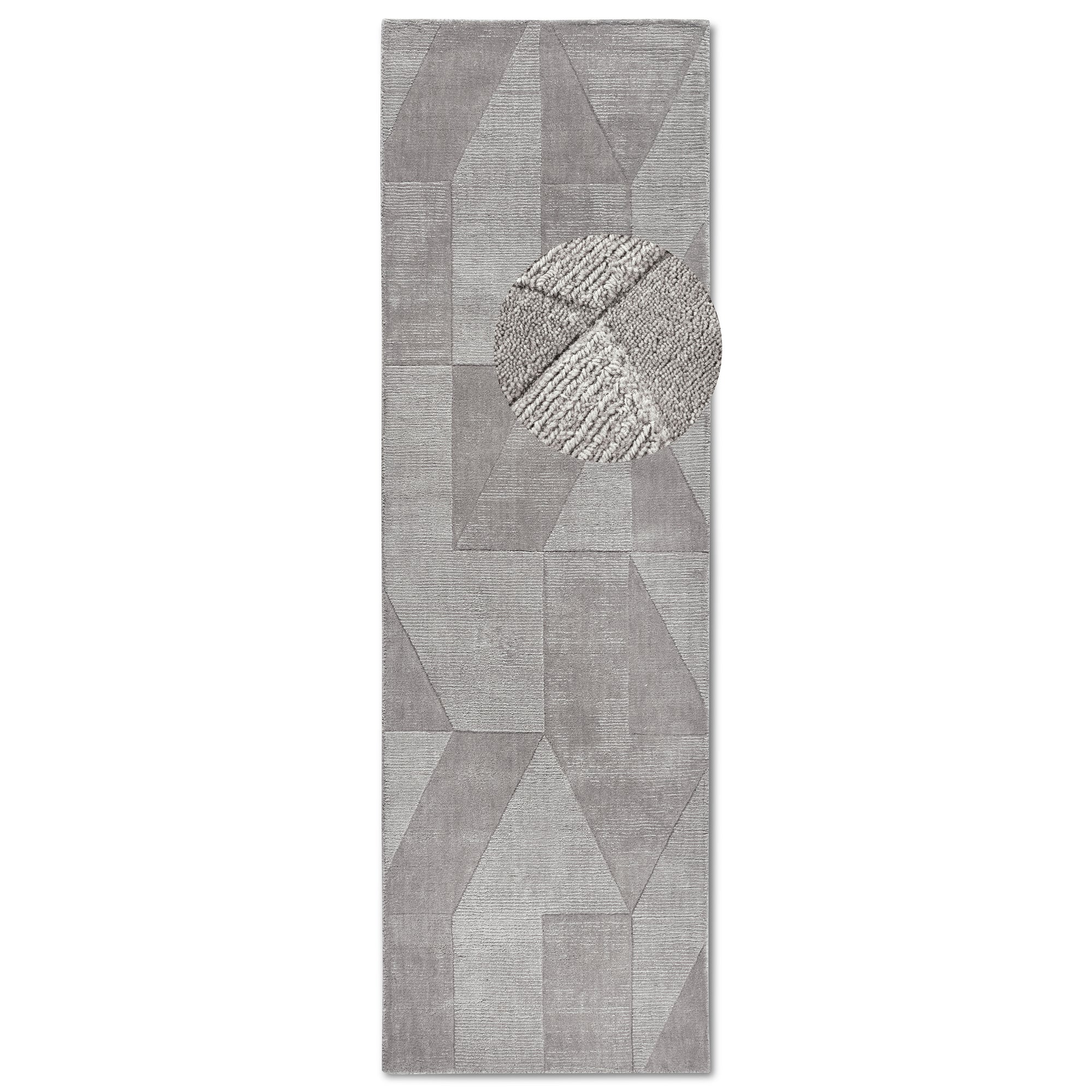 Tapis tissé à la main en laine Gris - Villeroy & Boch – STUDIO DECO