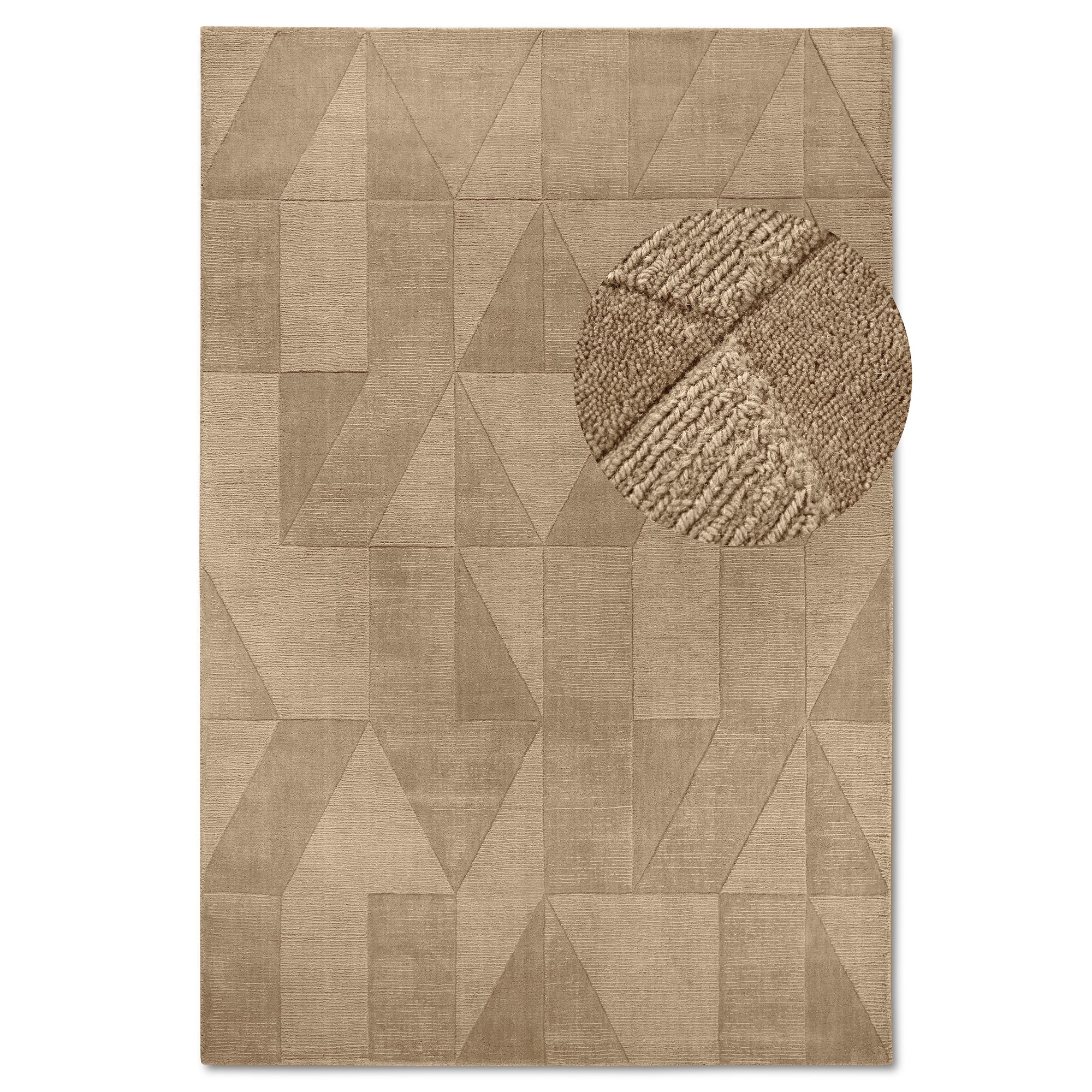 Tapis tissé à la main en laine Marron - Villeroy & Boch – STUDIO DECO