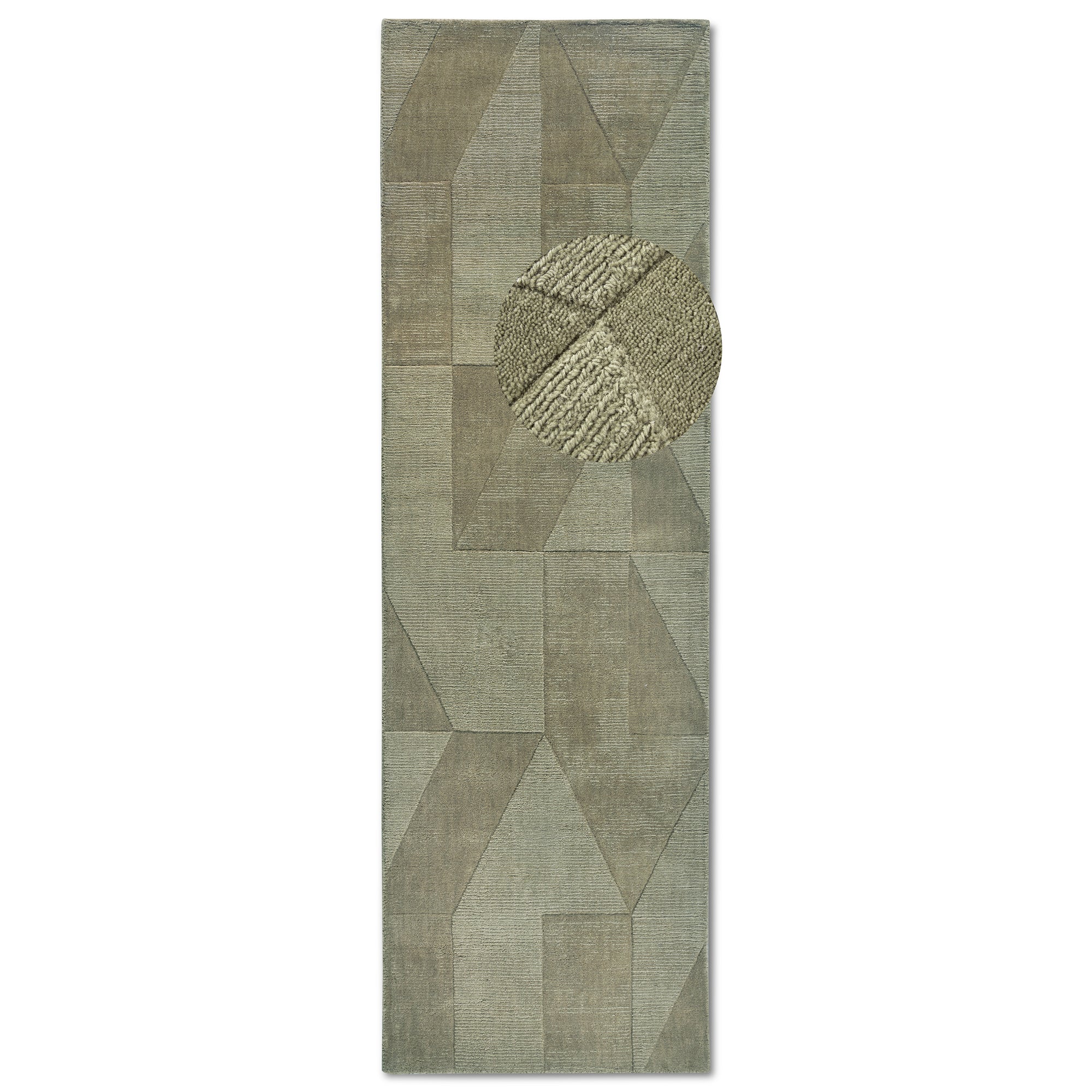 Tapis tissé à la main en laine Vert - Villeroy & Boch – STUDIO DECO