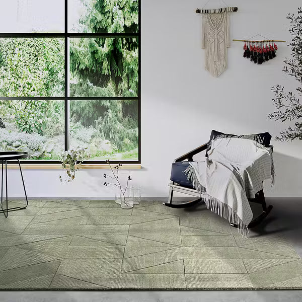 Tapis tissé à la main en laine Vert - Villeroy & Boch – STUDIO DECO