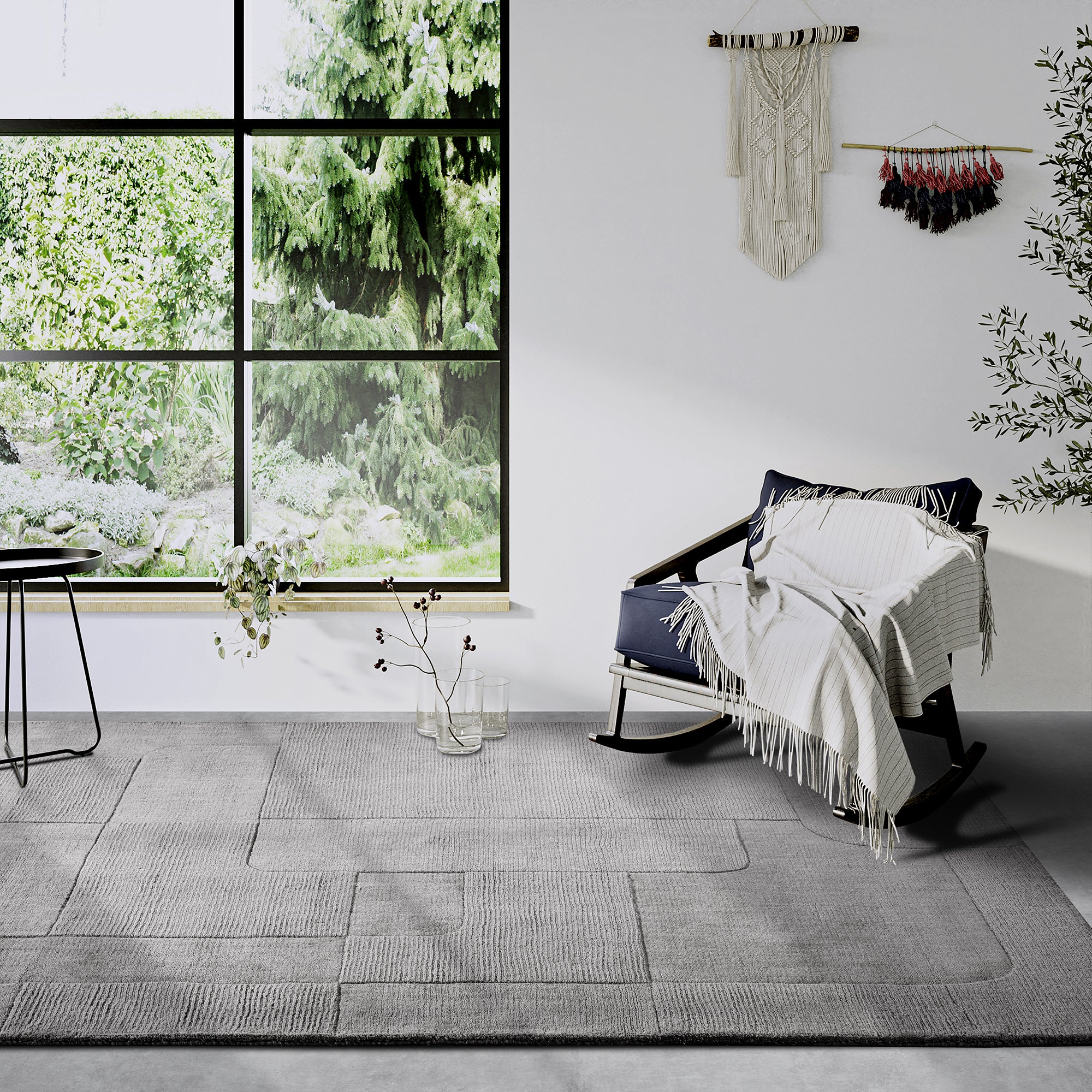Tapis tissé à la main en laine Colette Gris - Villeroy & Boch – STUDIO DECO