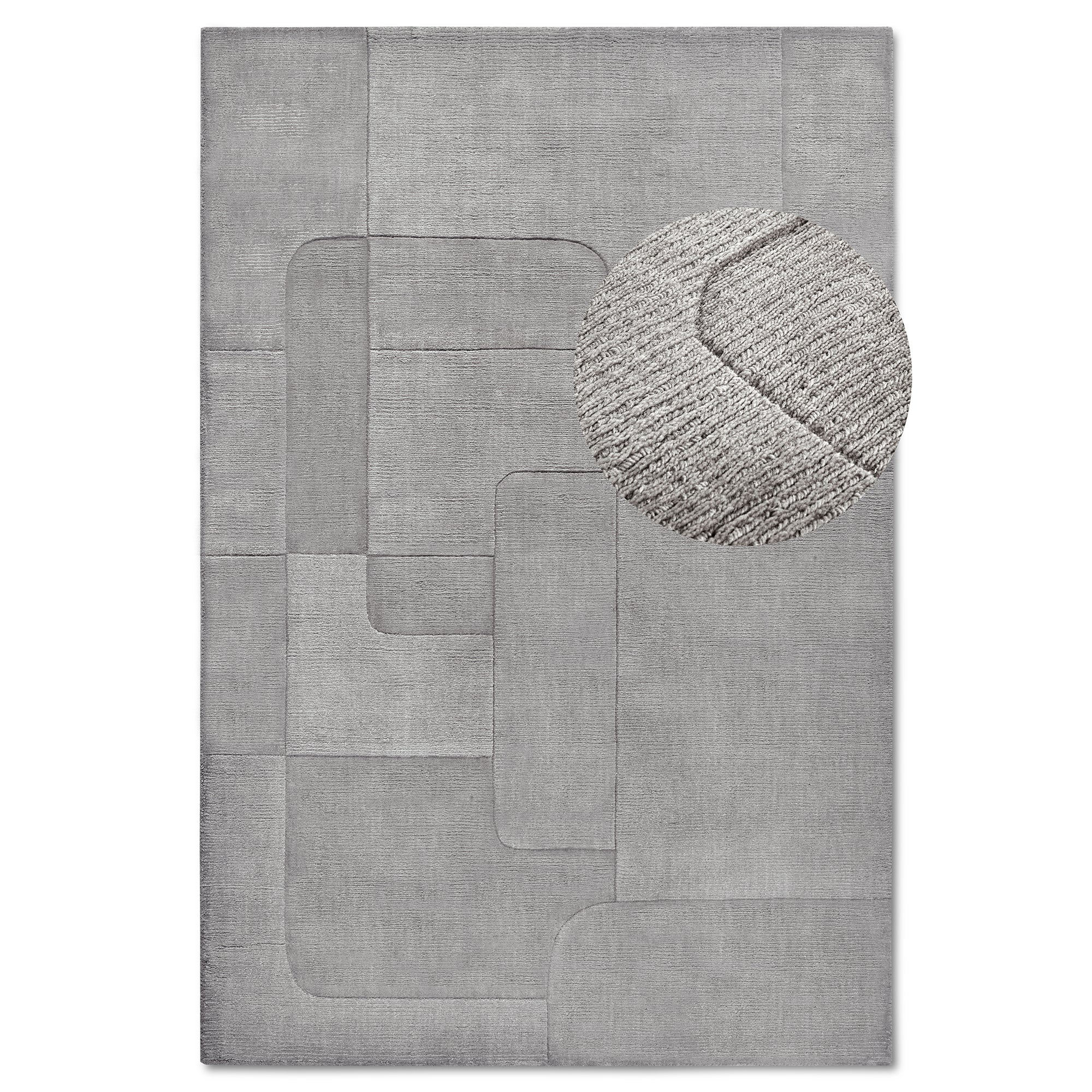 Tapis tissé à la main en laine Colette Gris - Villeroy & Boch – STUDIO DECO