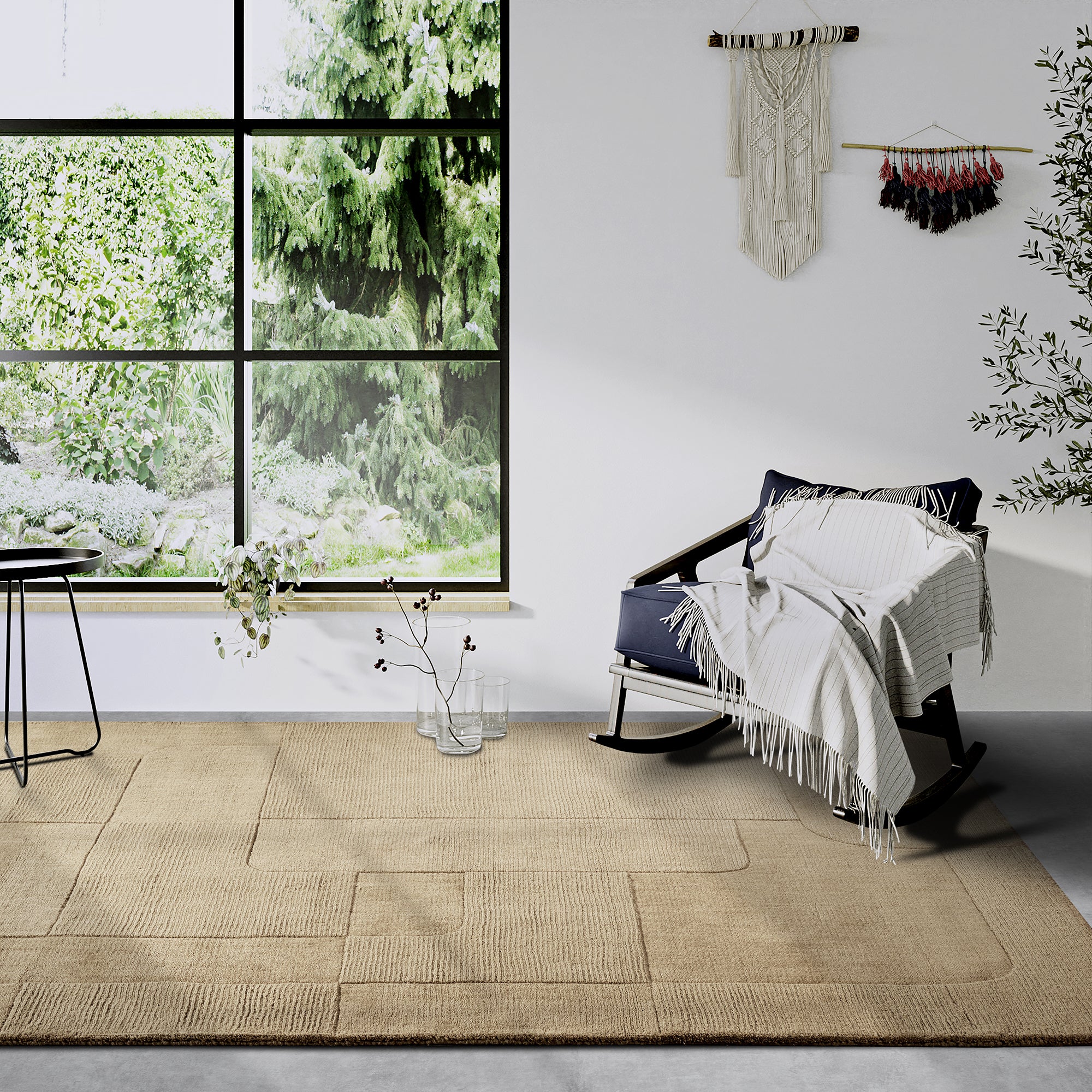 Tapis tissé à la main en laine Colette Beige - Villeroy & Boch – STUDIO DECO
