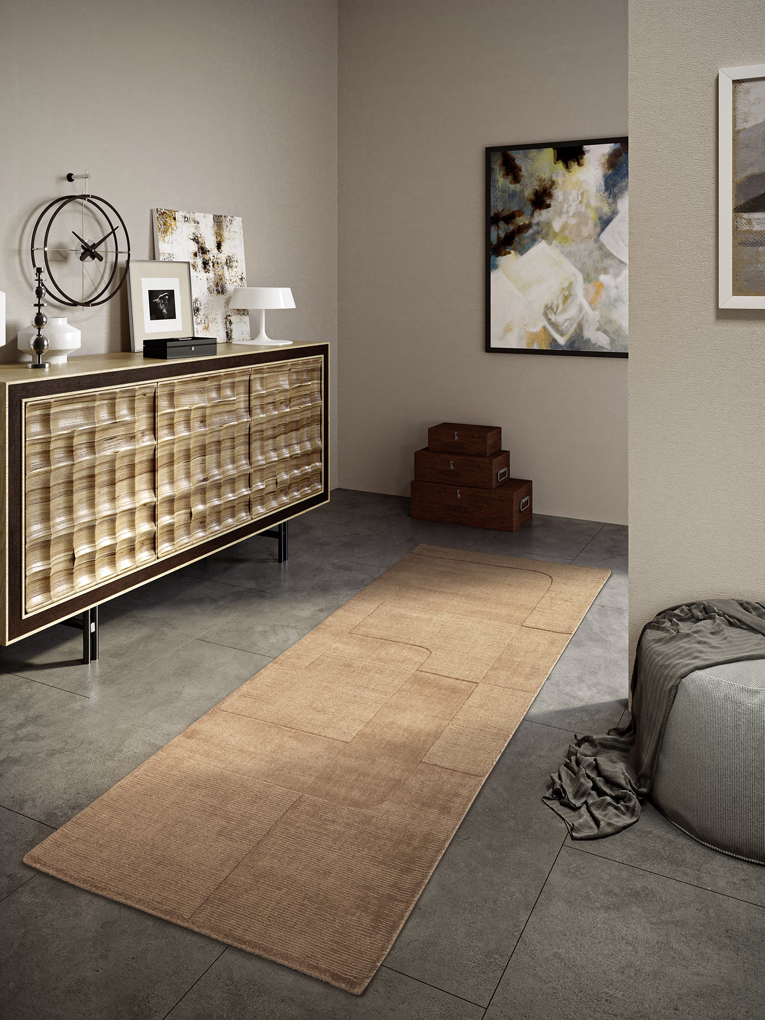 Tapis de couloir tissé à la main en laine Cuivre - Villeroy & Boch – STUDIO DECO