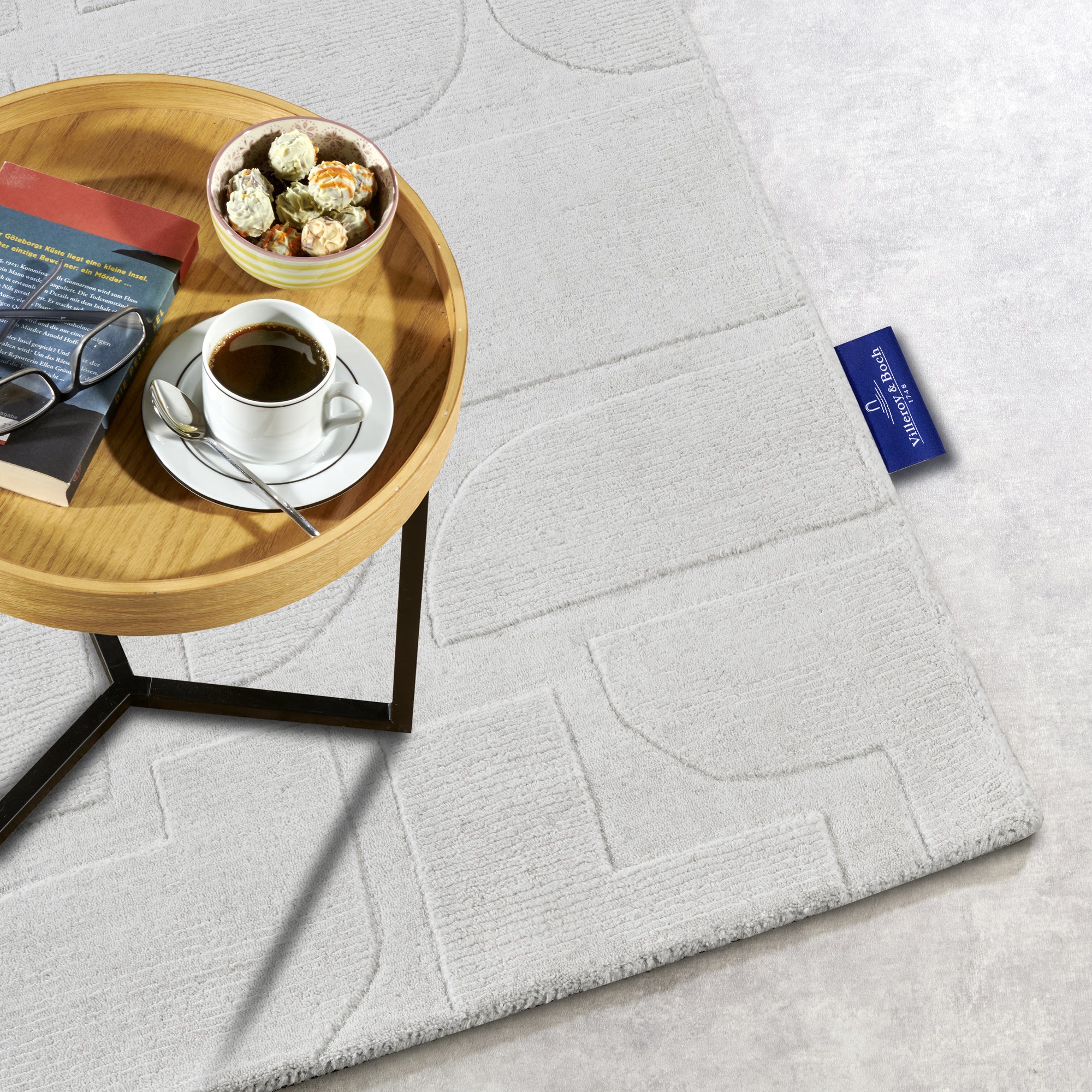 Tapis tissé à la main en laine Crème - Villeroy & Boch – STUDIO DECO