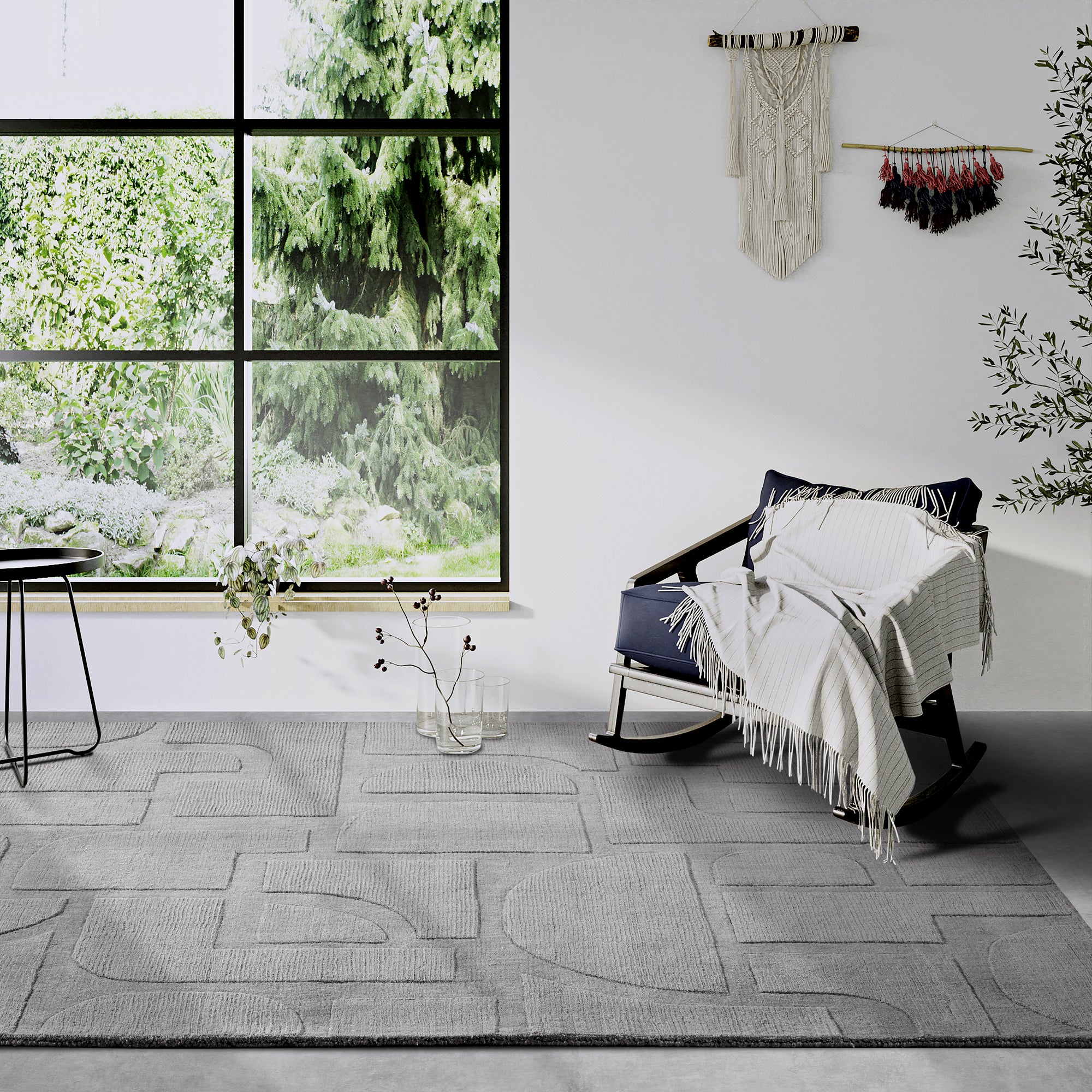 Tapis tissé à la main en laine Lexa Gris - Villeroy & Boch – STUDIO DECO