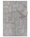 Tapis tissé à la main en laine Lexa Gris - Villeroy & Boch – STUDIO DECO