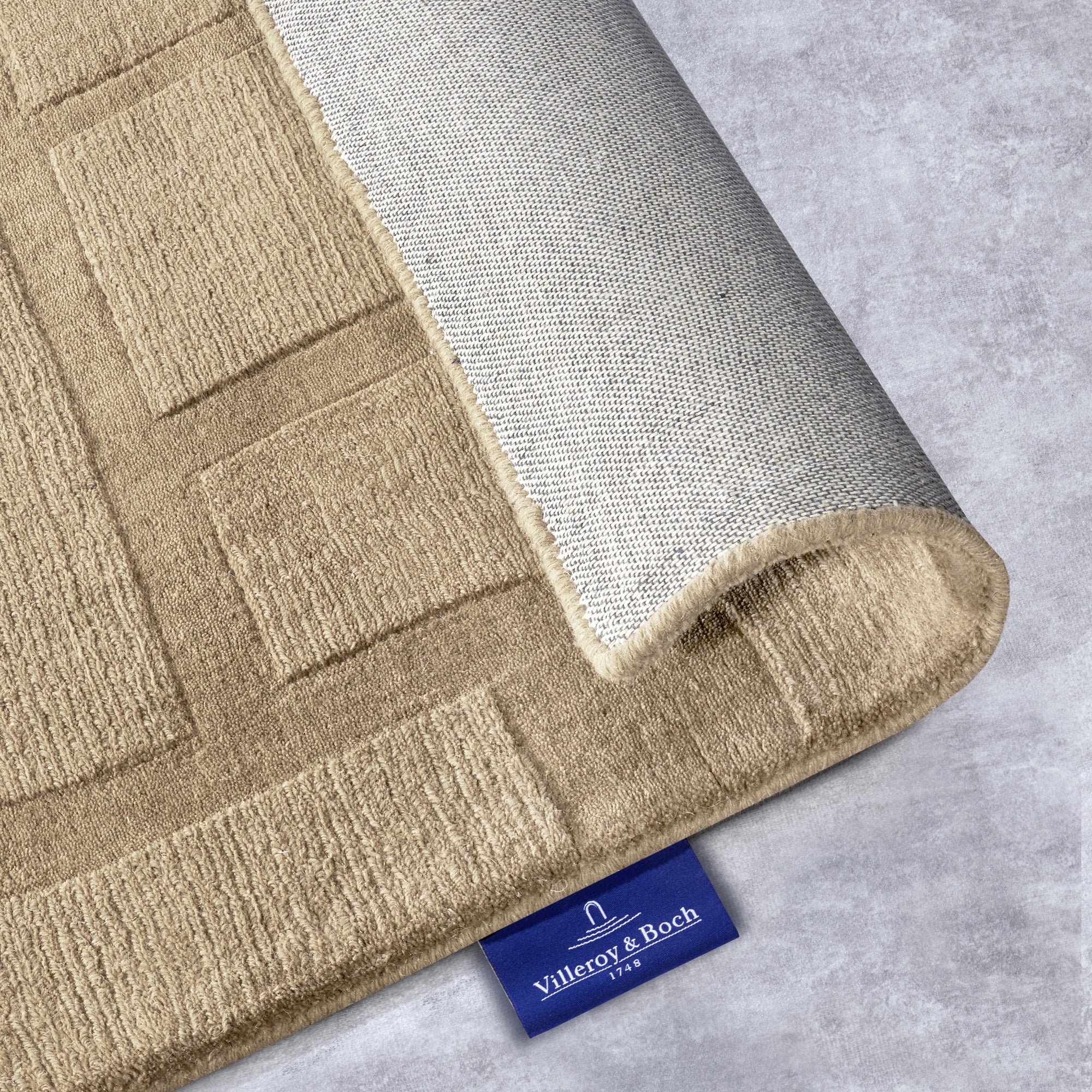 Tapis tissé à la main en laine Lexa Beige - Villeroy & Boch – STUDIO DECO