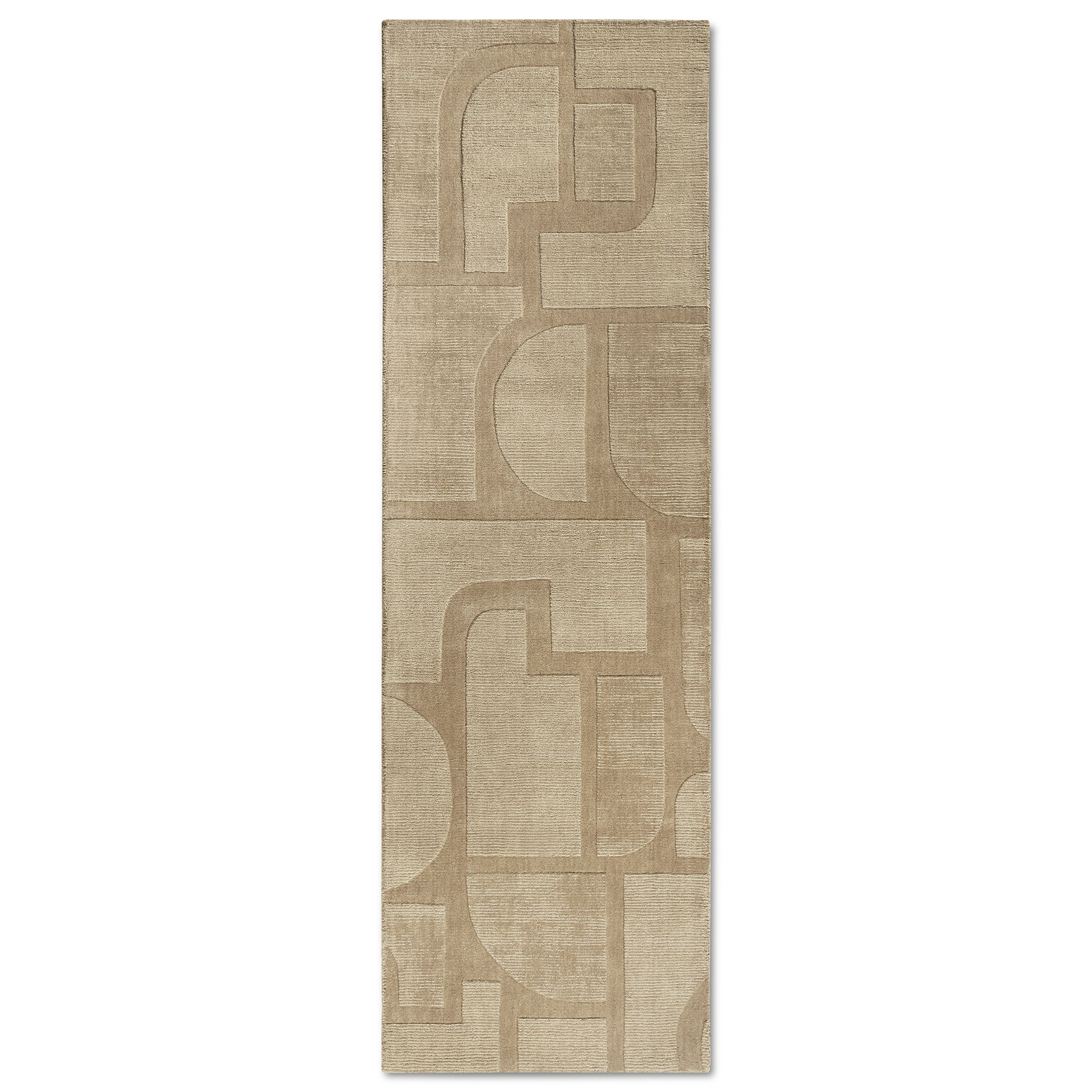 Tapis de couloir tissé à la main en laine Marron - Villeroy & Boch – STUDIO DECO