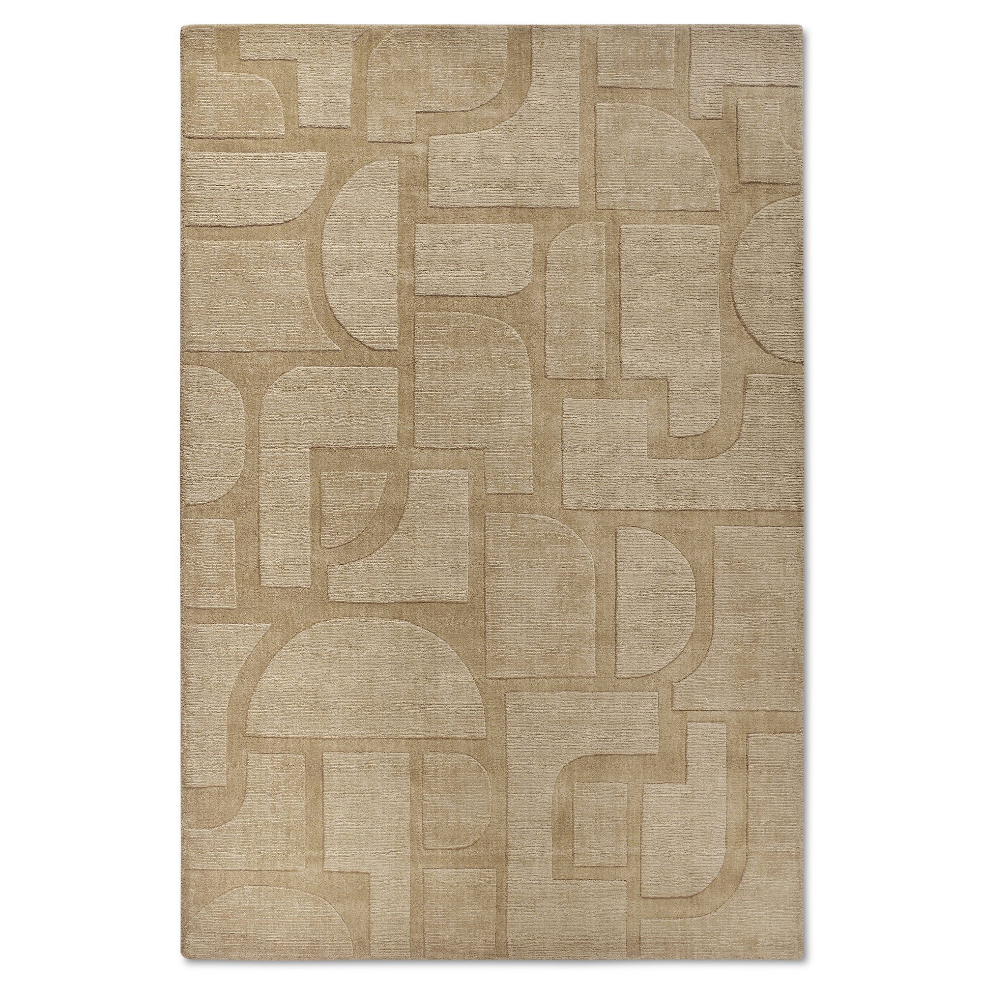 Tapis tissé à la main en laine Lexa Beige - Villeroy &amp; Boch – STUDIO DECO