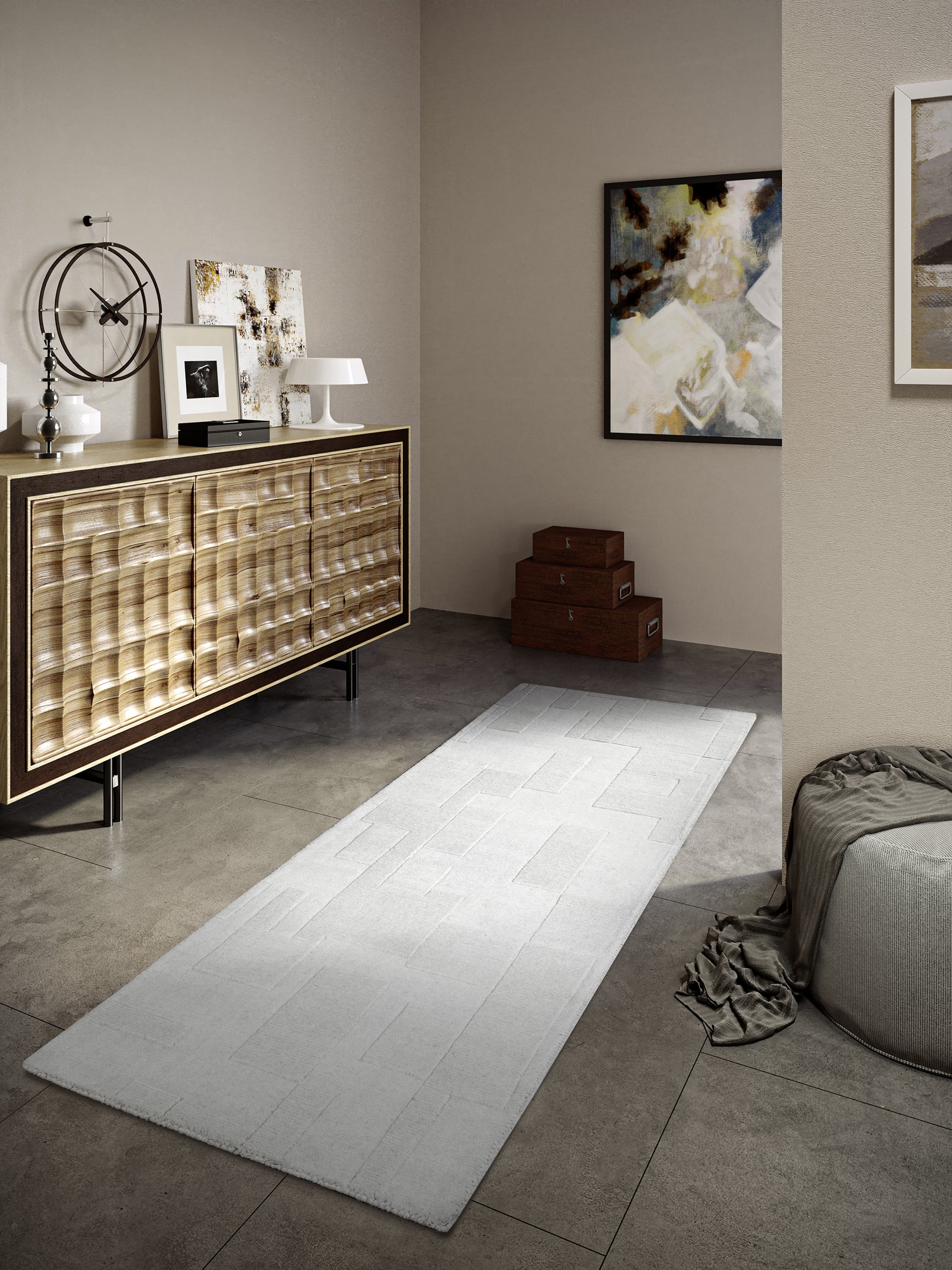 Tapis tissé à la main en laine Crème - Villeroy & Boch – STUDIO DECO