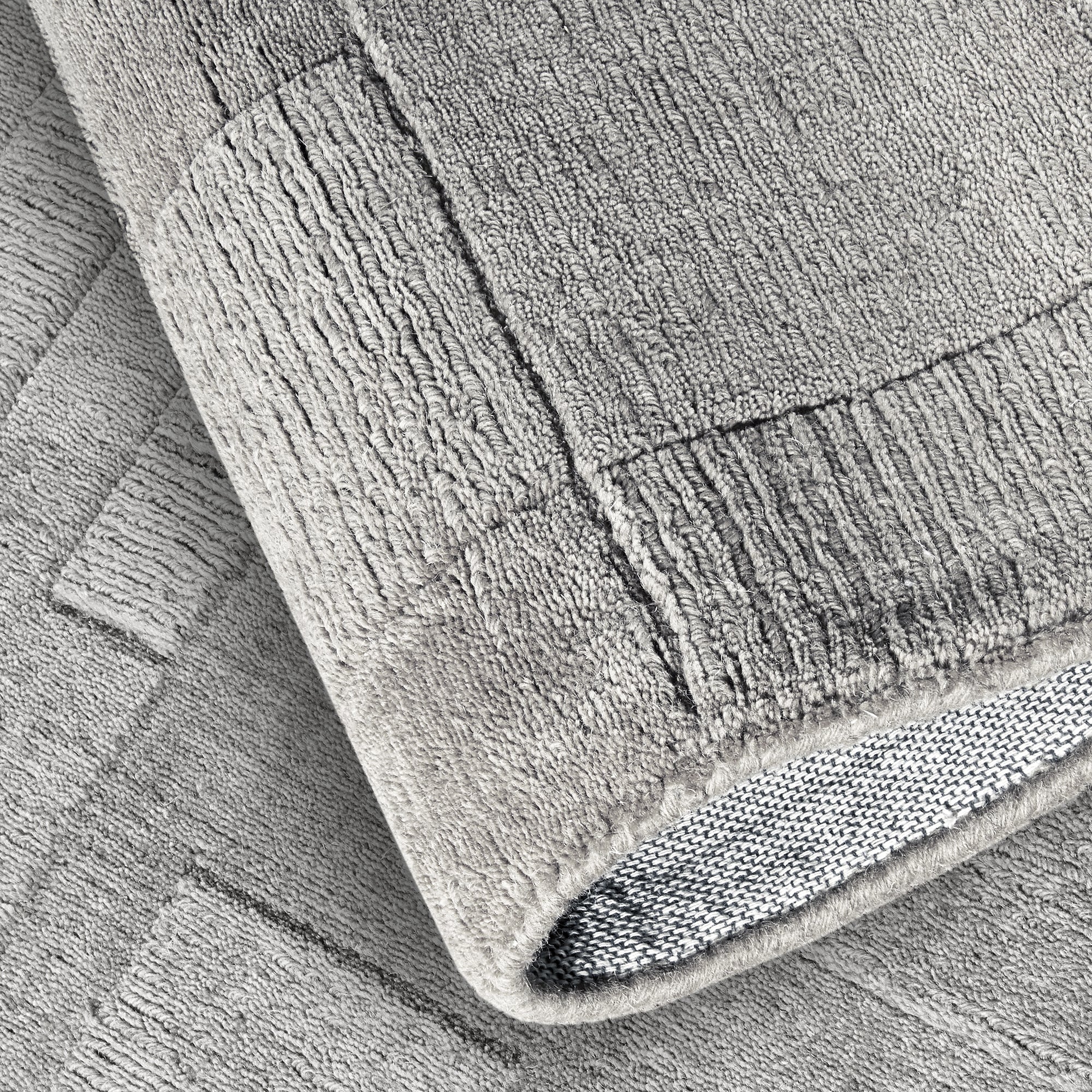 Tapis tissé à la main en laine Gris - Villeroy & Boch – STUDIO DECO