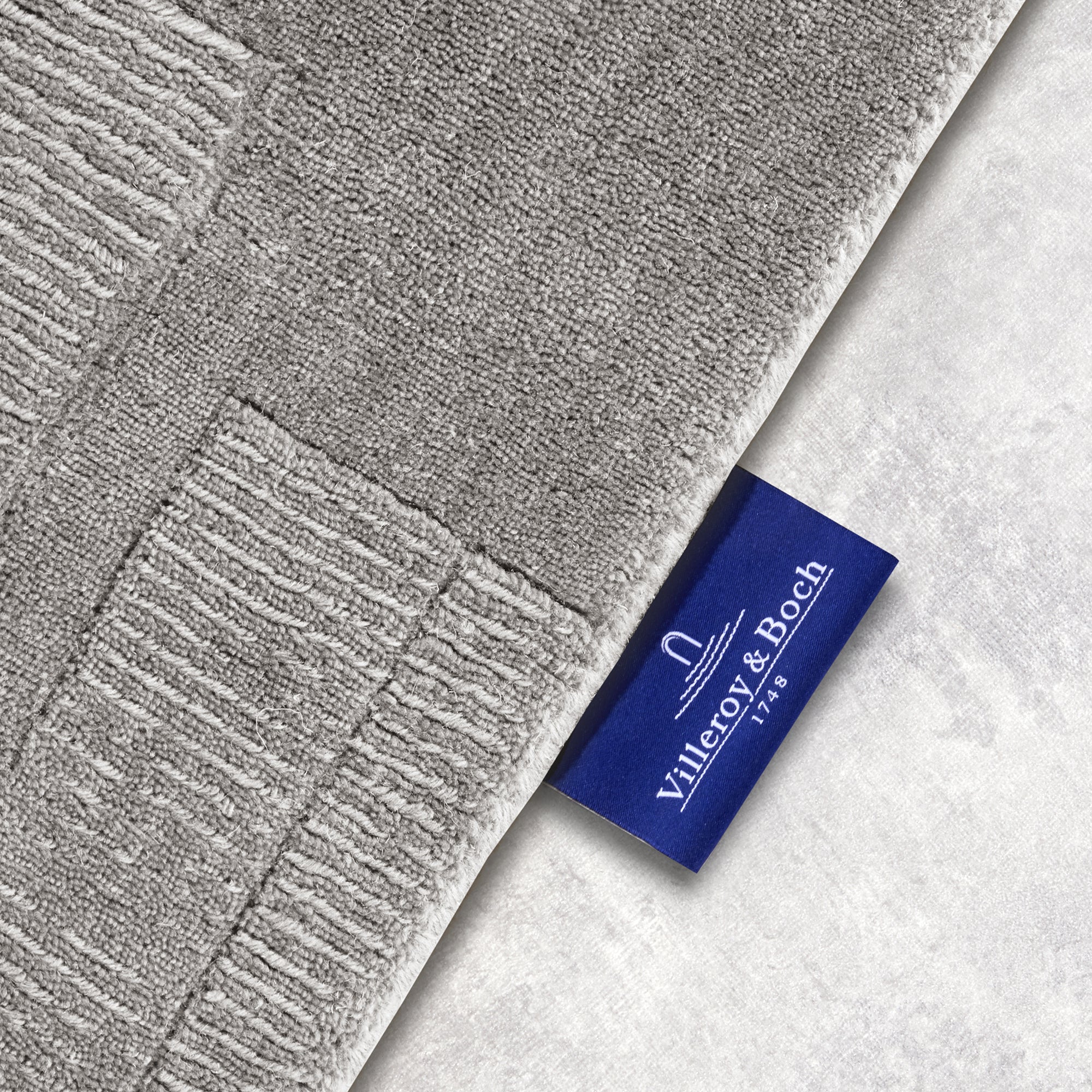 Tapis tissé à la main en laine Gris - Villeroy & Boch – STUDIO DECO