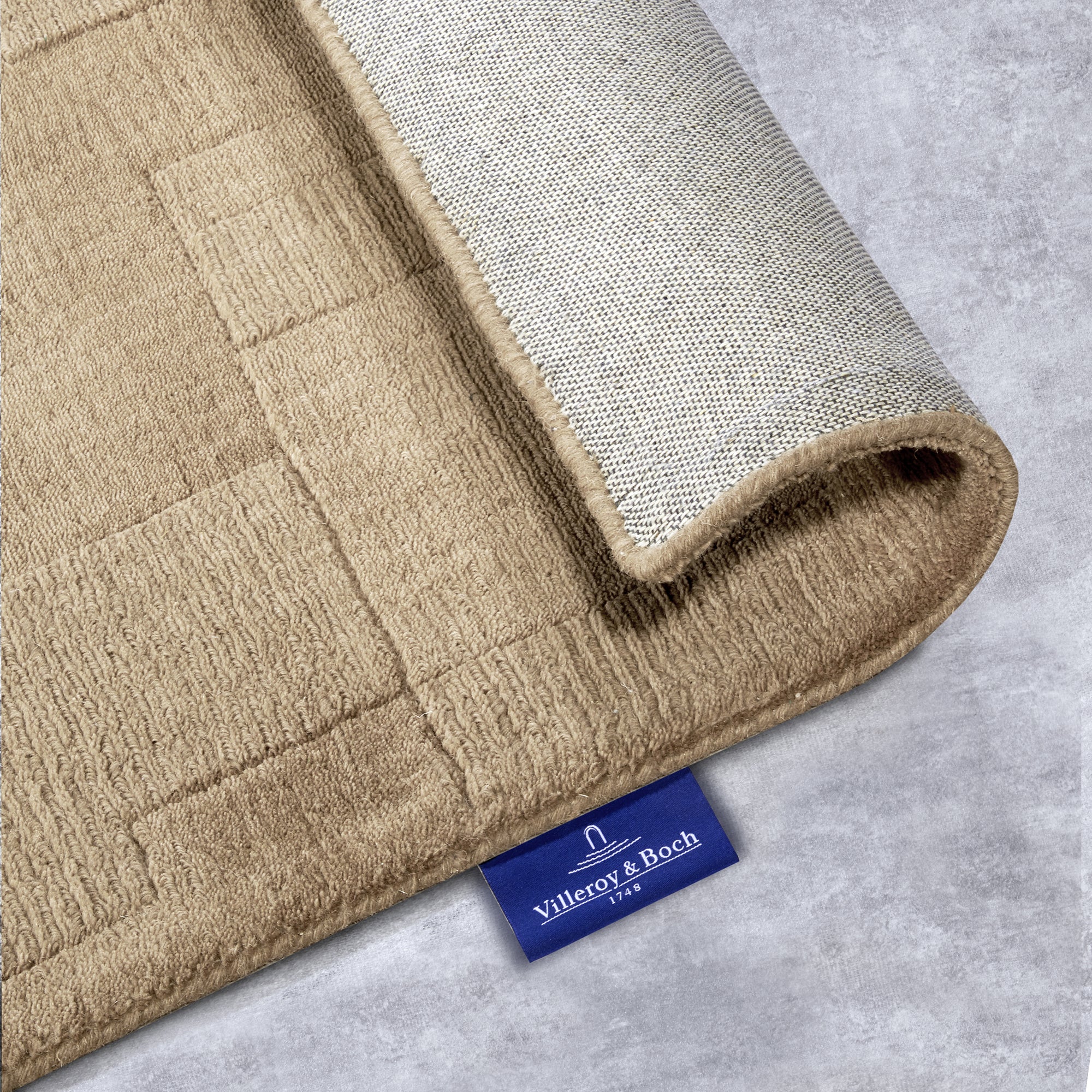 Tapis tissé à la main en laine Marron - Villeroy &amp; Boch – STUDIO DECO